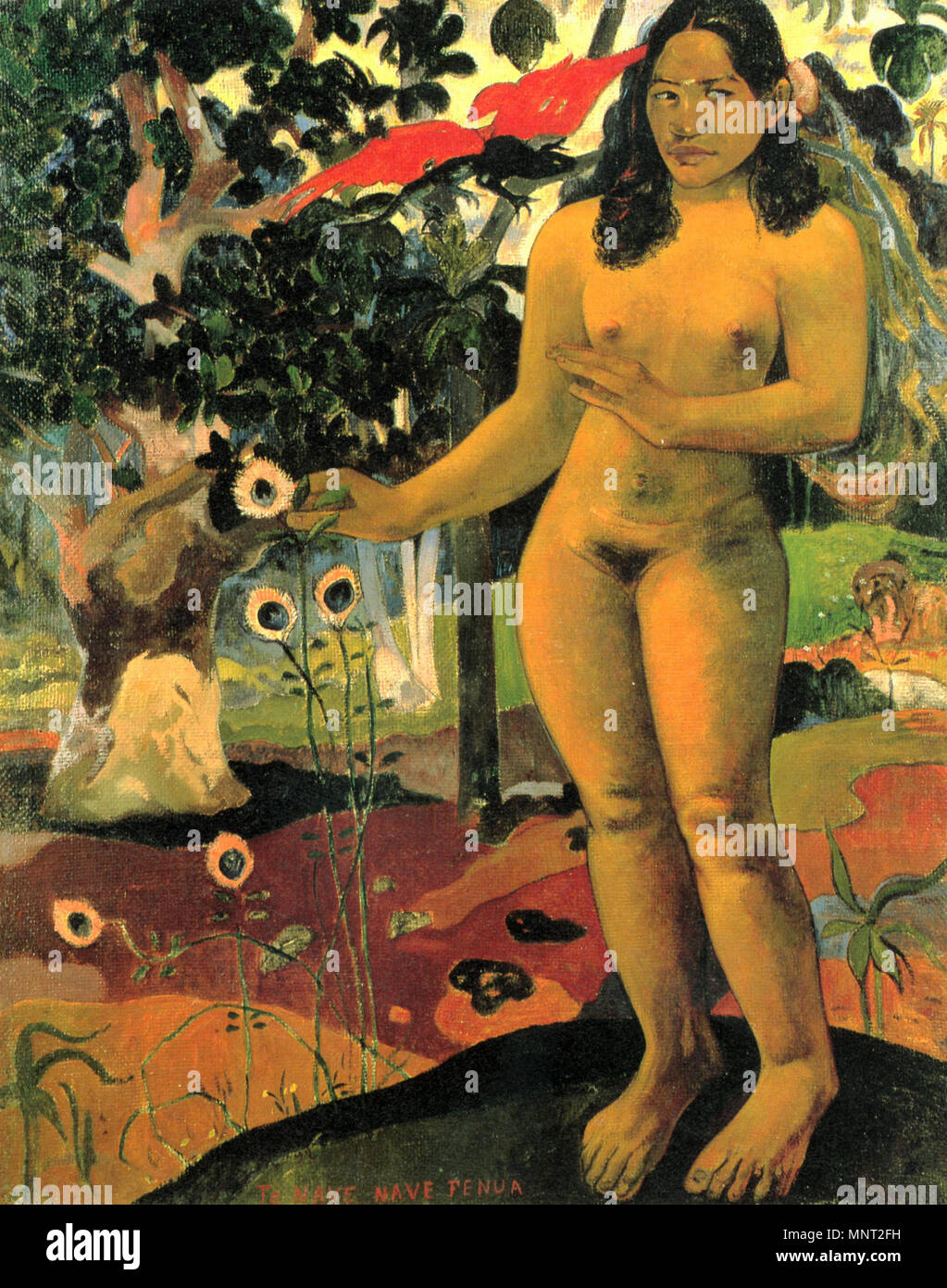 Tahitian: Te Nave Nave Fenua Die reizvolle Land 1892. 965 Paul Gauguin 069 Stockfoto