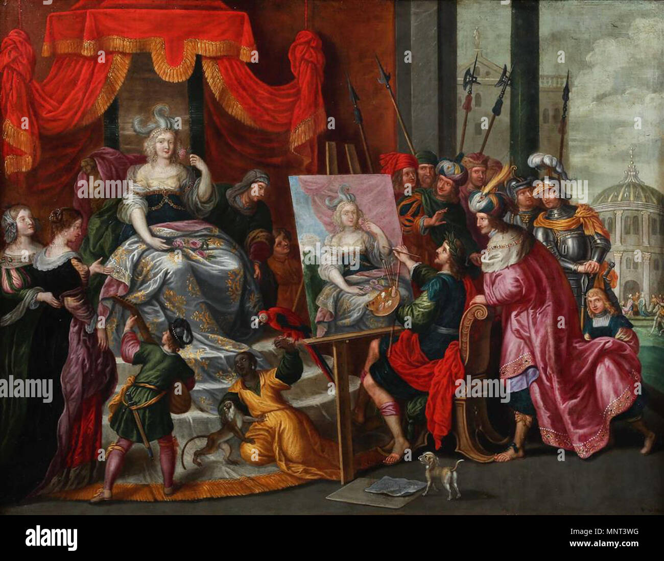 Alexander Der Grosse Und Roxana Zwischen 1637 Und 1695 971 Peeter Sion Alexander Der Grosse Und Roxana Stockfotografie Alamy