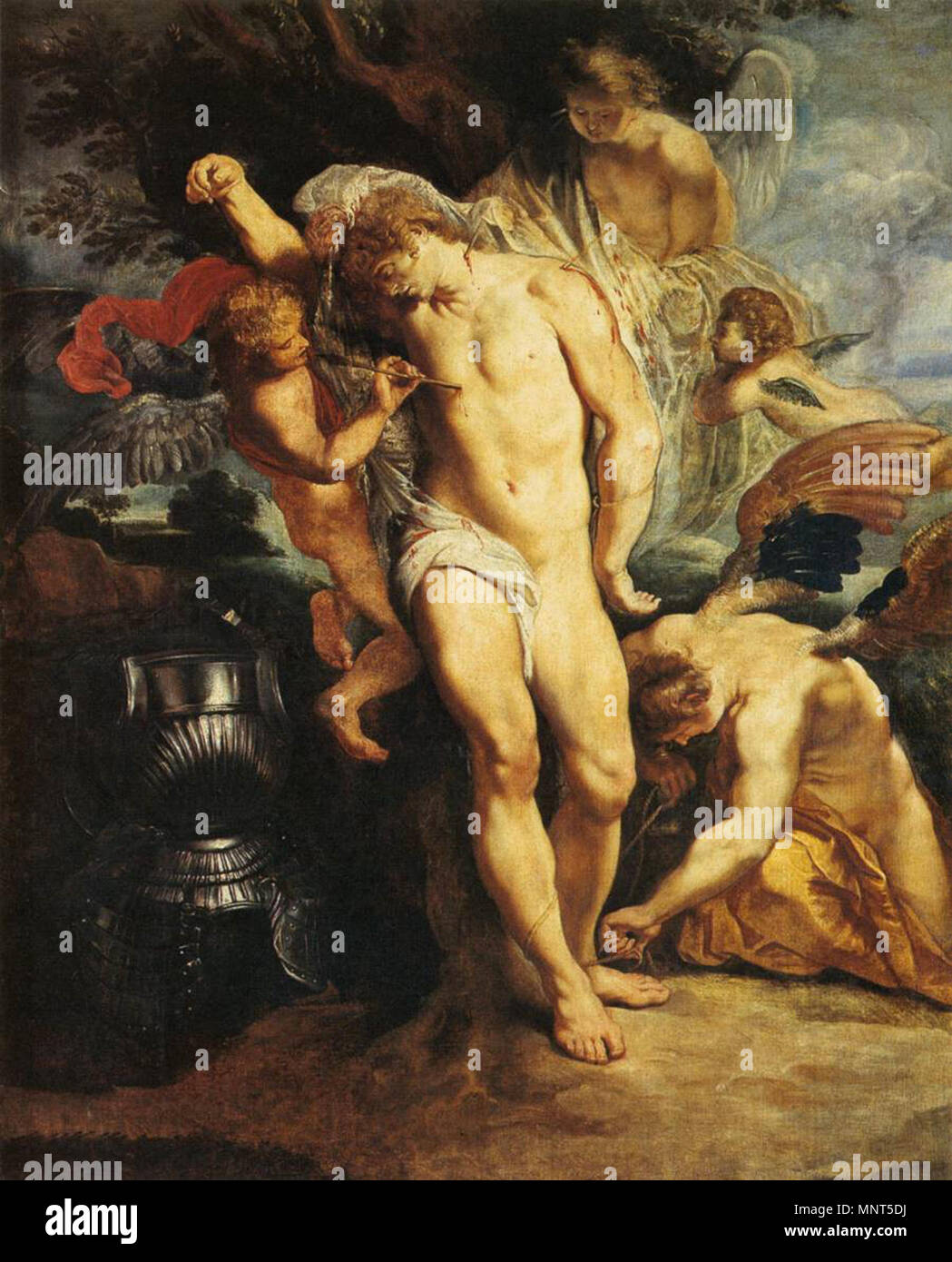 Das Martyrium des Heiligen Sebastian ca. 1608. 977 Peter Paul Rubens - Das Martyrium des Hl. Sebastian - WGA 20185 Stockfoto