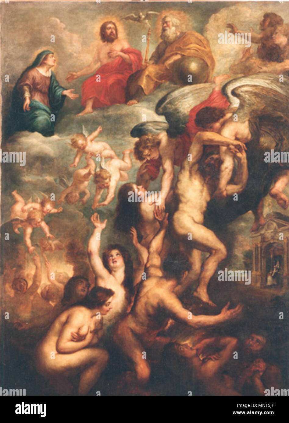 Englisch: Fegefeuer. . Zwischen 1634 und 1636. Peter Paul Rubens (1577 -  1640) Alternative Namen: Rubens, Pierre Paul Rubens, Pieter Paul Rubens,  Sir Peter Paul Rubens Beschreibung flämischen Maler, Bildhauer, Zeichner