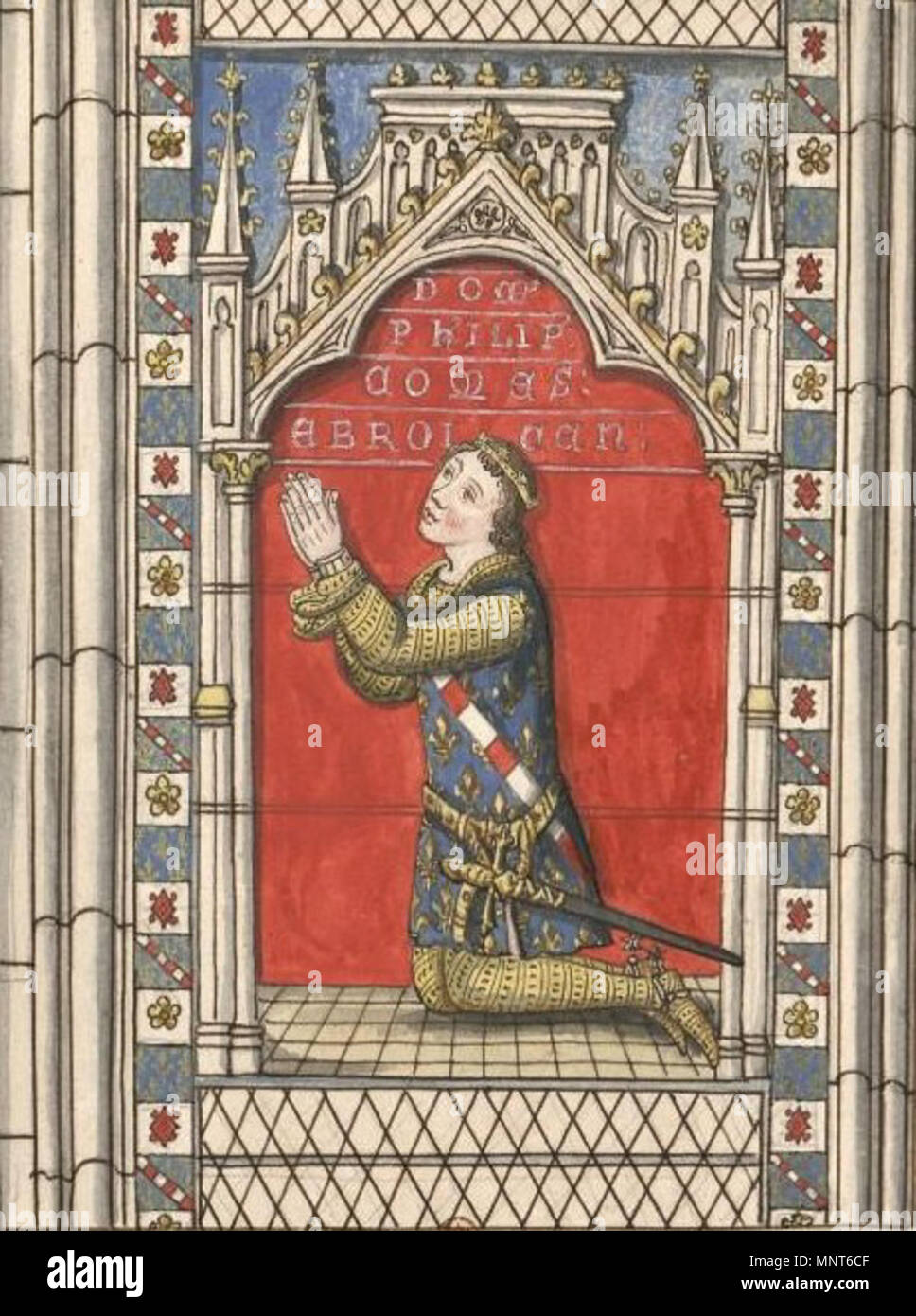 . Philippe III d'Évreux. Datum unbekannt. Anonym 981 Philipp III. von Navarra Stockfoto