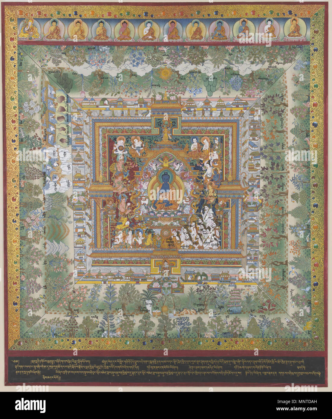 Medientyp: Direct Digital Capture Betriebssystem: Mac OS 10.5.4 Ausstattung: Hasselblad H2/Leaf Aptus 65 70 SU 21435/LF 10092 Ausstattung Software: Leaf Capture 11.0.1 Image Software: Adobe Photoshop CS3 Bildauflösung: 6096 x 4558 Pixel @ 300 dpi Bild Farbraum: Adobe RGB (1998) Bild Farbtiefe: 24 Bit RGB-Quelle Dateityp: TIFF-Datei, Größe: 79,5 MB Erhaltung Dateityp: JPEG 2000 Erhaltung Dateigröße: 20 MB 70.3/5464 1169 Die Blaue Beryl-Medicine Buddha Stockfoto