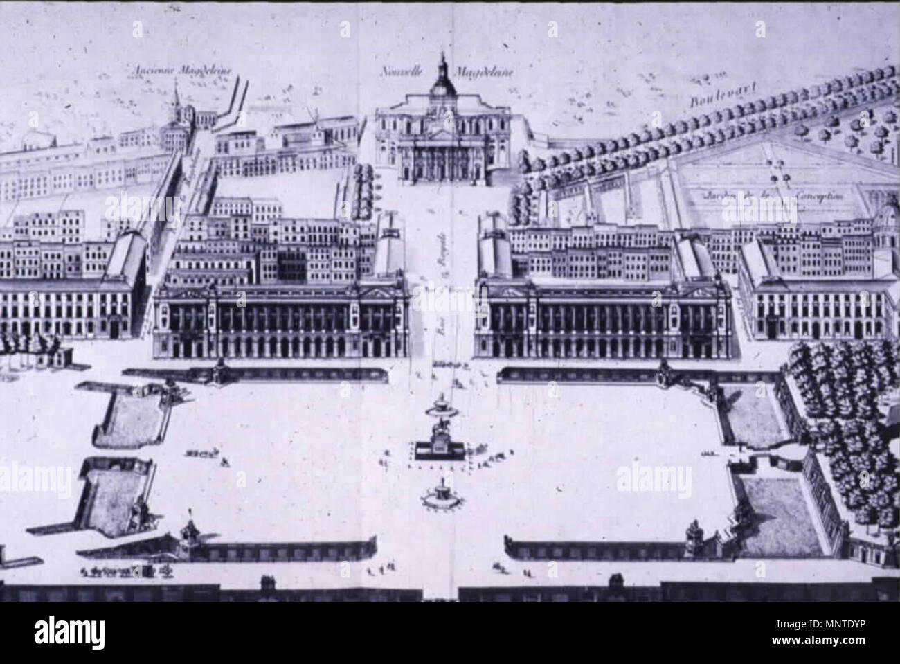 . Français: Projet d'Ange-Jacques Gabriel pour la Place Louis XV (Place de la Concorde) à Paris. 1758. Alternative Namen Jacques-Anges ange-jacques Gabriel Gabriel; Jacques Ange Gabriel; Jacques-Ange Gabriel; Ange Jacques Gabriel Beschreibung der französische Architekt Geburtsdatum / Tod 23. Oktober 1698 und 26. Oktober 1698 zum 4. Januar 1782/ 2. Januar 1782 Ort der Geburt / Todes Paris Paris Arbeit Periode von 1730 bis 1770 Standort Paris, Versailles Authority control: Q 352451 VIAF: 32297598 ISNI: 0000 0001 2126 9656 ULAN: 500021492 LCCN: n 83221490 WGA: GABRIEL, Ange-Jacques WorldCat Stockfoto