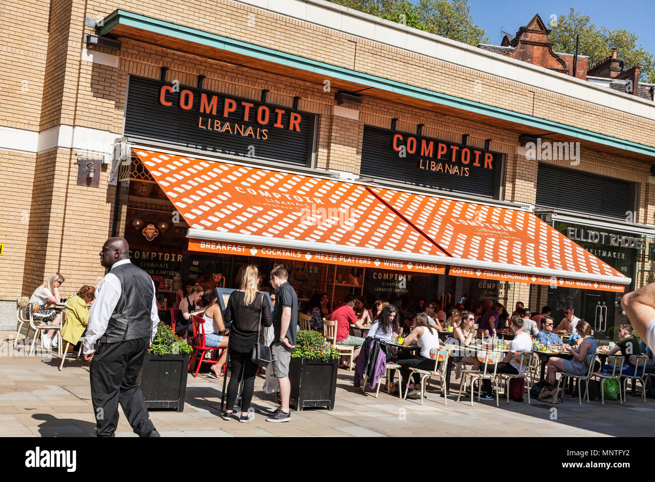 Comptoir Libanais, libanesisches Restaurant in Chelsea, London Stockfoto