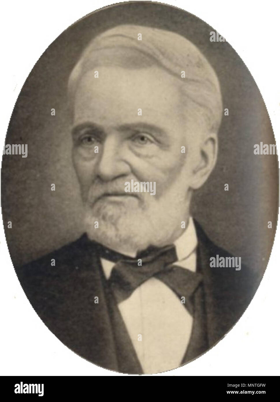 Porträt von George Bettwäsche. Im Greenlaw, Schottland, 29. April 1802, † Sept. geboren 1888. Gebildete Royal Scottish Academy, Edinburgh. Heiratete Sarah Cortwright Davies, April 1st, 1833. Er zog nach Amerika und war ein Maler. Datum unbekannt. 1019 Porträt von George Bettwäsche Stockfoto