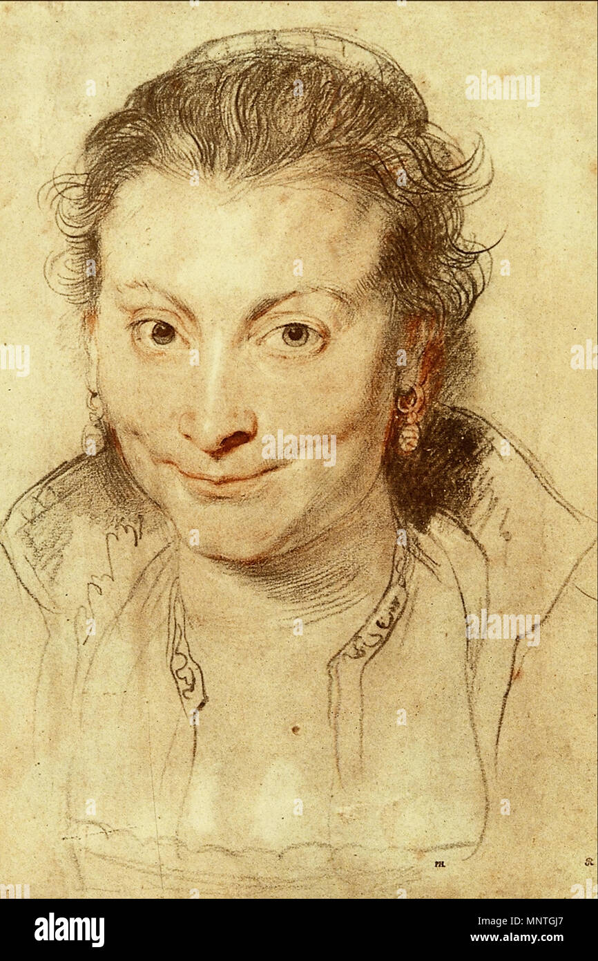 . Portrait von Isabella Brant. TBD, werden aktualisiert. 1019 Portrait von Isabella Brant - Sir Peter Paul Rubens Stockfoto
