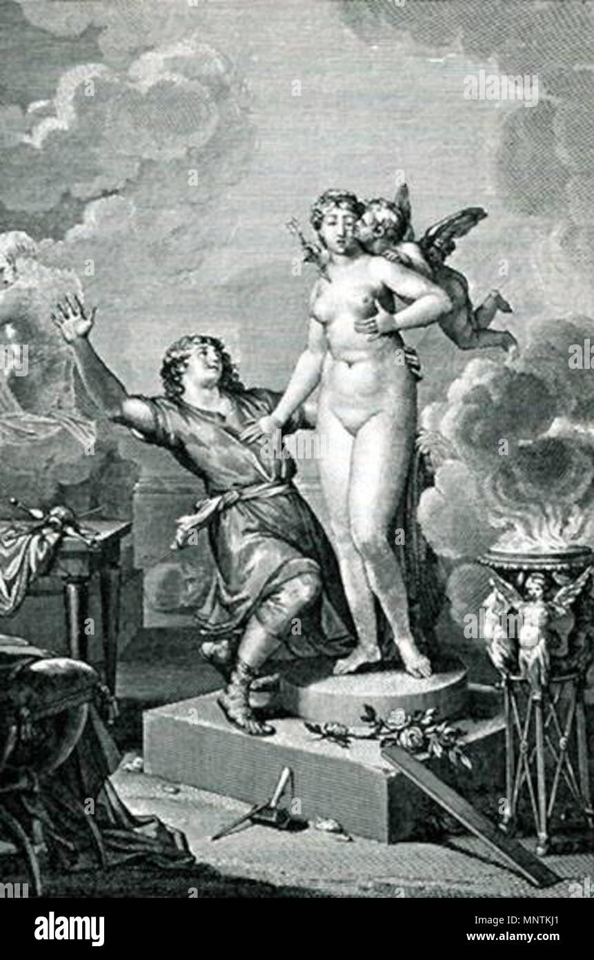 Pygmalion die Statue zum Leben kommt. (Les Métamorphoses d'Ovid) [1] 1806. 1033 Pygmalion (Moreau) Stockfoto