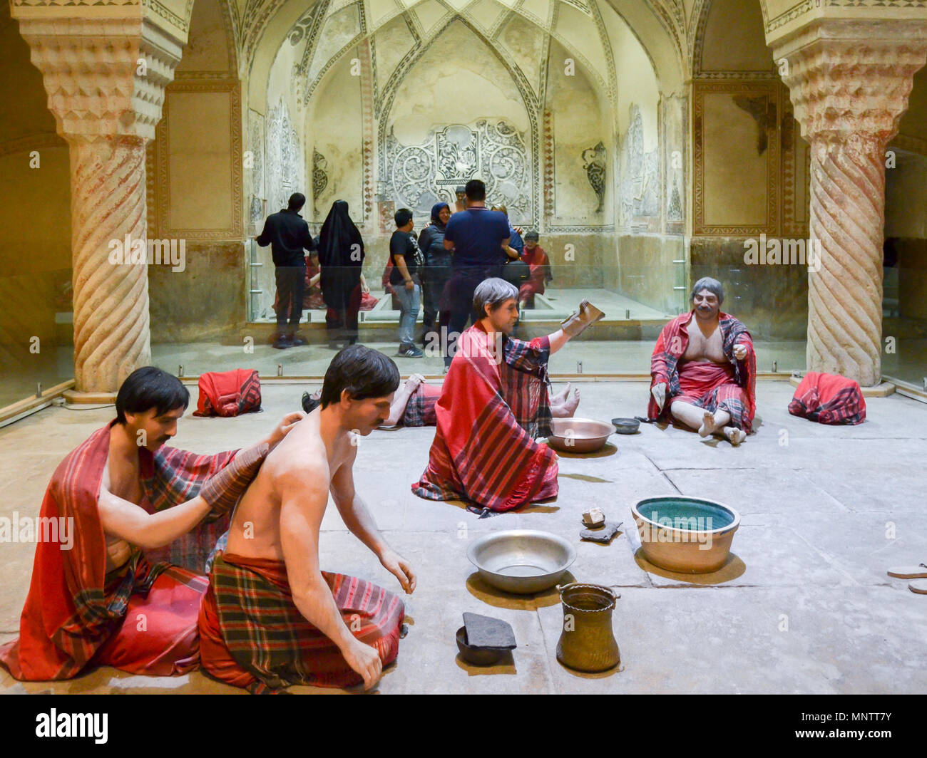 Shiraz, Iran - 27. April 2018: Die berühmten vakil öffentliche Bäder in Shiraz, Iran Stockfoto