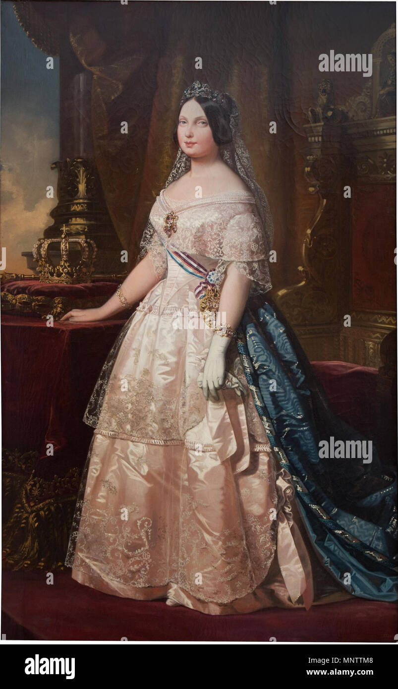 1057 Retrato De La Reina Isabel Ii De Espana Museo Del Prado Stockfotografie Alamy