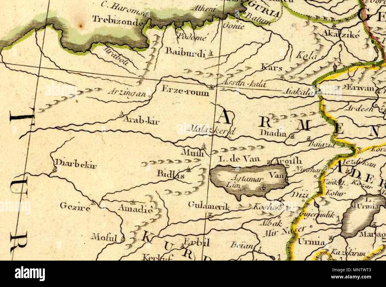 . Englisch: Carte de l'Empire de Perse. Assujettie Projettee et aux Beobachtungen astron. par Herr Bonne, Hydrographe du Roi. Ein Paris, Chez Lattre Graveur, ordinaire de Monseigr. Le Dauphin, rue Jacques S. a la Ville de Bordeaux. Avec privilege du Roy. 1787. Arrivet inv. & Sculp. 1787. Rigobert Bonne (1727-1794) Beschreibung französische Kartograph Geburtsdatum / Tod vom 6. Oktober 1727 1795 Ort der Geburt / Todes Raucourt (Ardennen) Paris arbeiten Standort Paris Aufsicht: Q 721492 VIAF: 39418086 ISNI: 0000 0001 1624 6476 ULAN: 500129572 80069052 LCCN: n NLA: 36405581 WorldCat 1062 Rigober Stockfoto