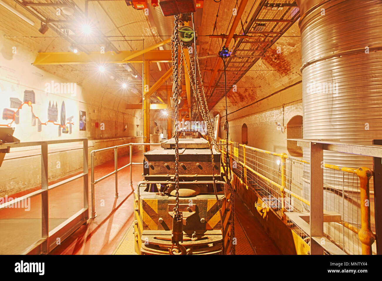 Post Mailraill in Mount Pleasant Filtermanager Stockfoto