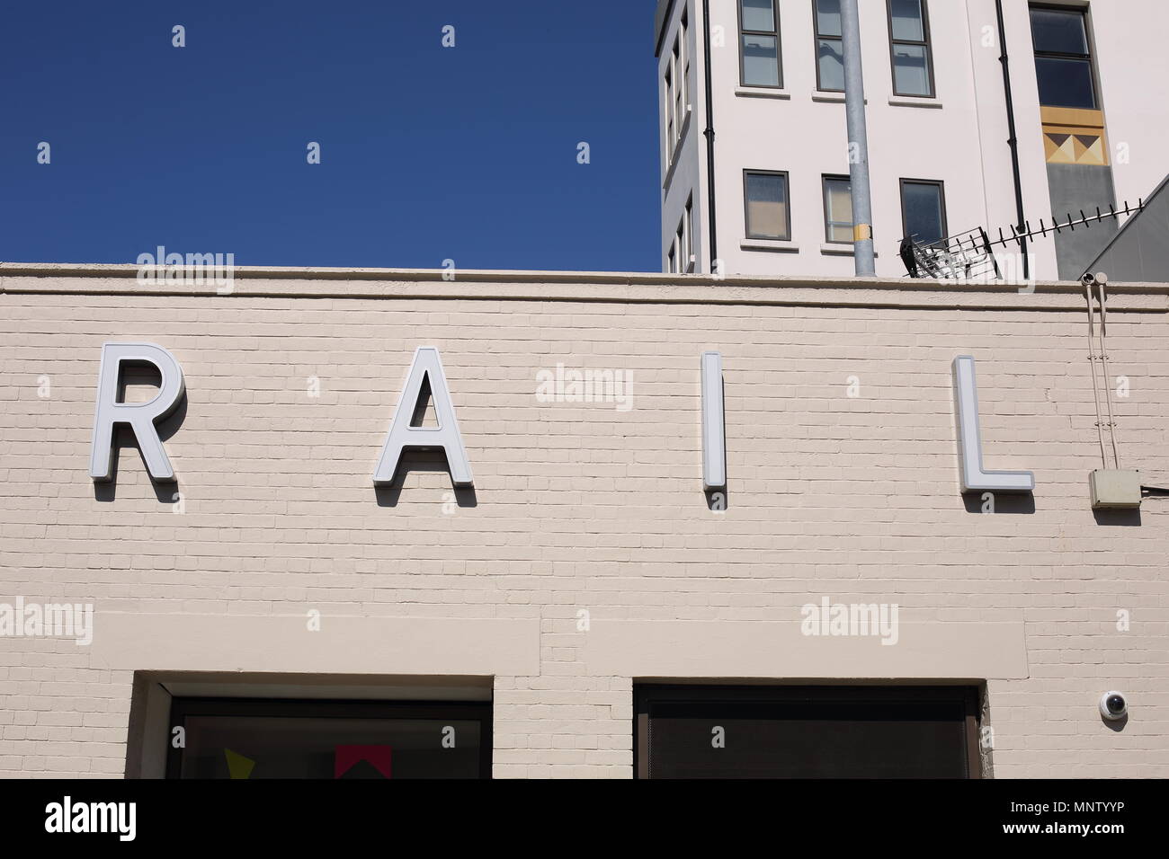 Post Mailraill in Mount Pleasant Filtermanager Stockfoto