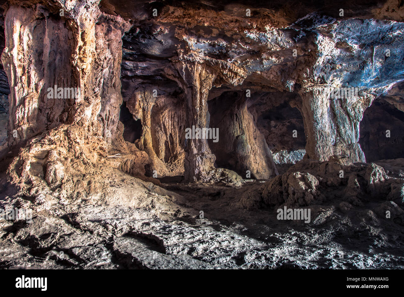 Höhle von Milatos, Kreta, Griechenland. Stockfoto