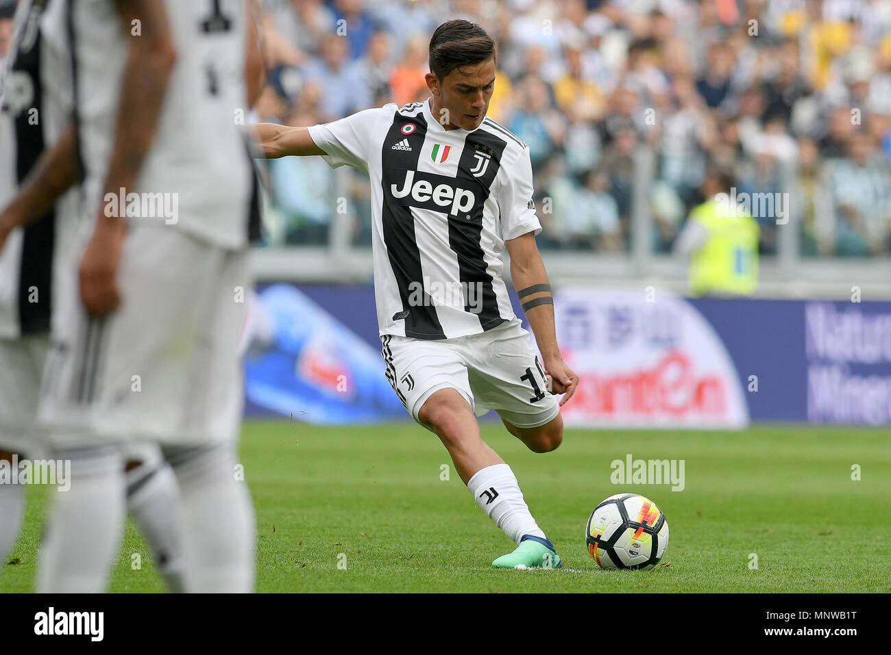 Paulo Festeggiamenti scudetto Dybala Juventus Turin Juventus Turin 19-05-2018 Allianz Stadion Fußball Calcio Serie A 2017/2018 Juventus Turin - Hellas Verona Foto Giuliano Marchisciano/OnePlusNine/Insidefoto Stockfoto