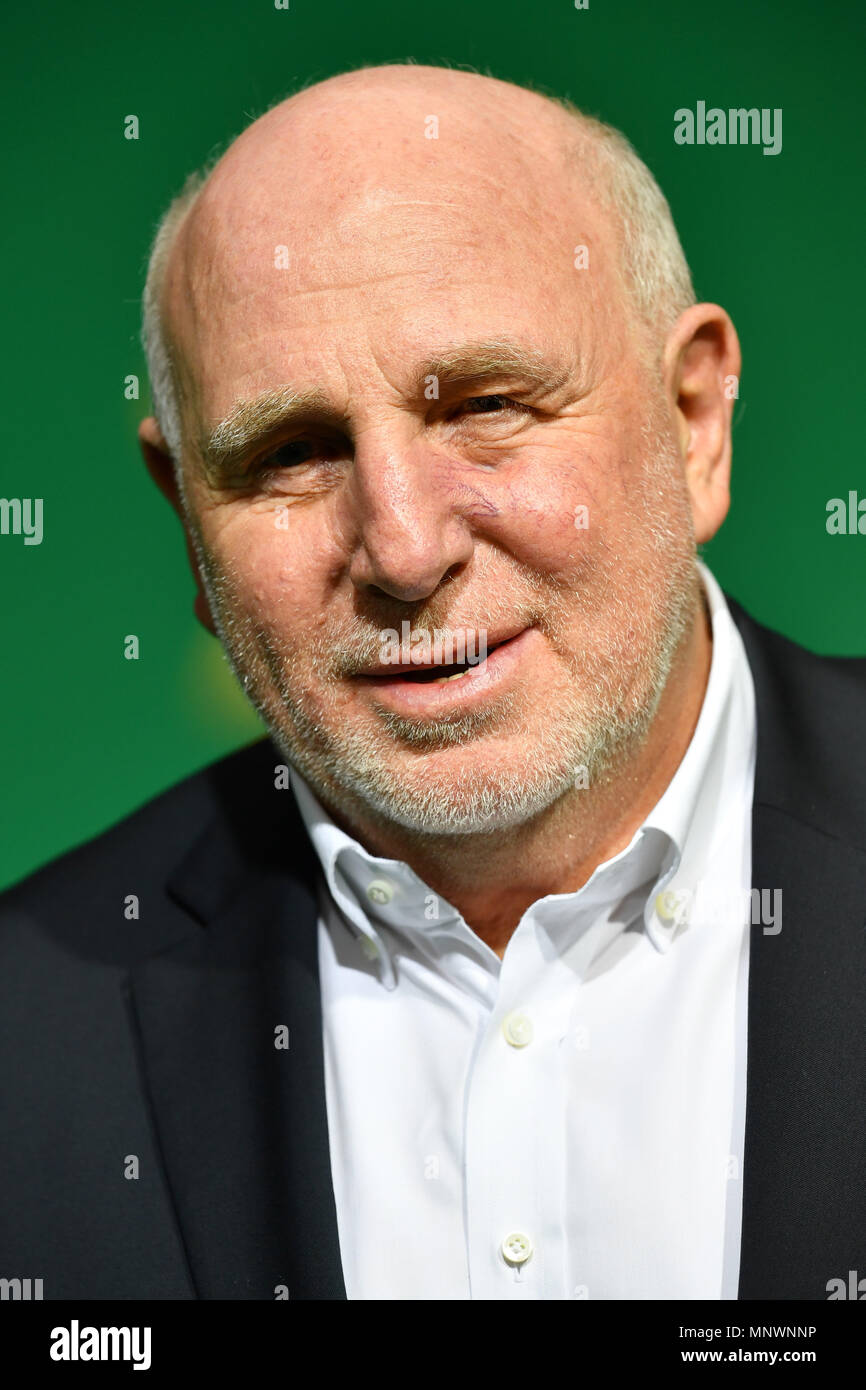 Berlin, Deutschland. 19 Mai, 2018. Dieter Hoeness (ex-Fußball pro), grünen Teppich, single Bild, Single Cut Motiv, Porträt, Porträt, Porträt. DFB-Pokal Finale FC Bayern München (M) - Eintracht Frankfurt (F) 1-3, im Olympiastadion in Berlin am 19.05.2018 | Verwendung der weltweiten Kredit: dpa/Alamy leben Nachrichten Stockfoto