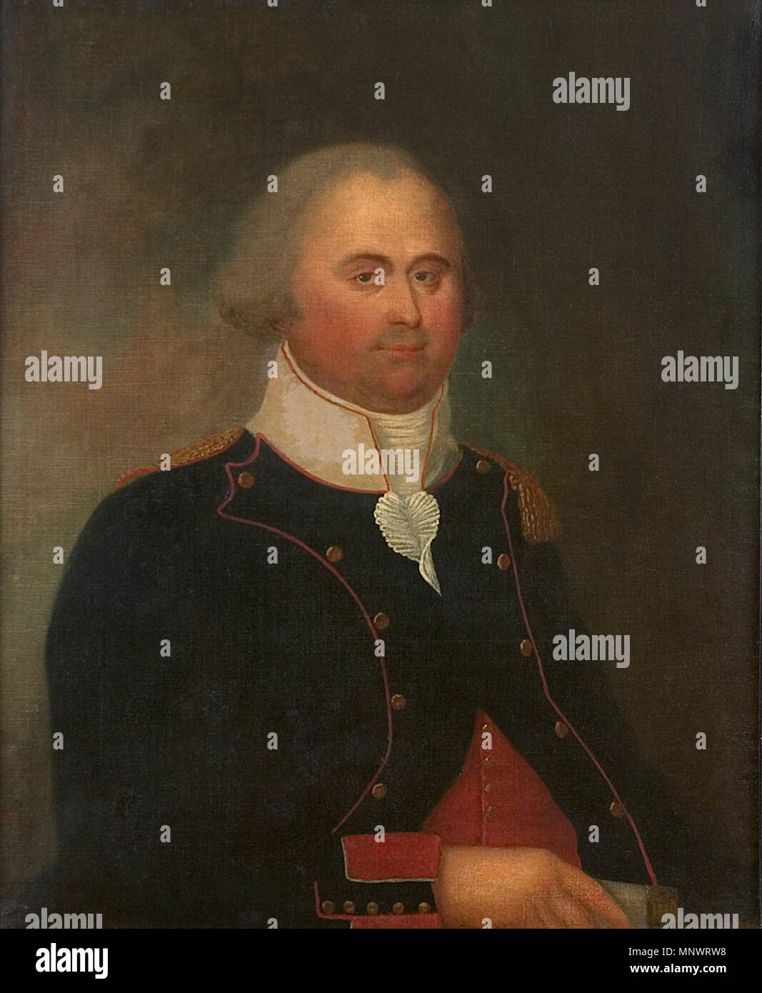 . Englisch: Kapitän Pierre Douville (1745 - 1794). 1794. 987 Pierre Douville Stockfoto