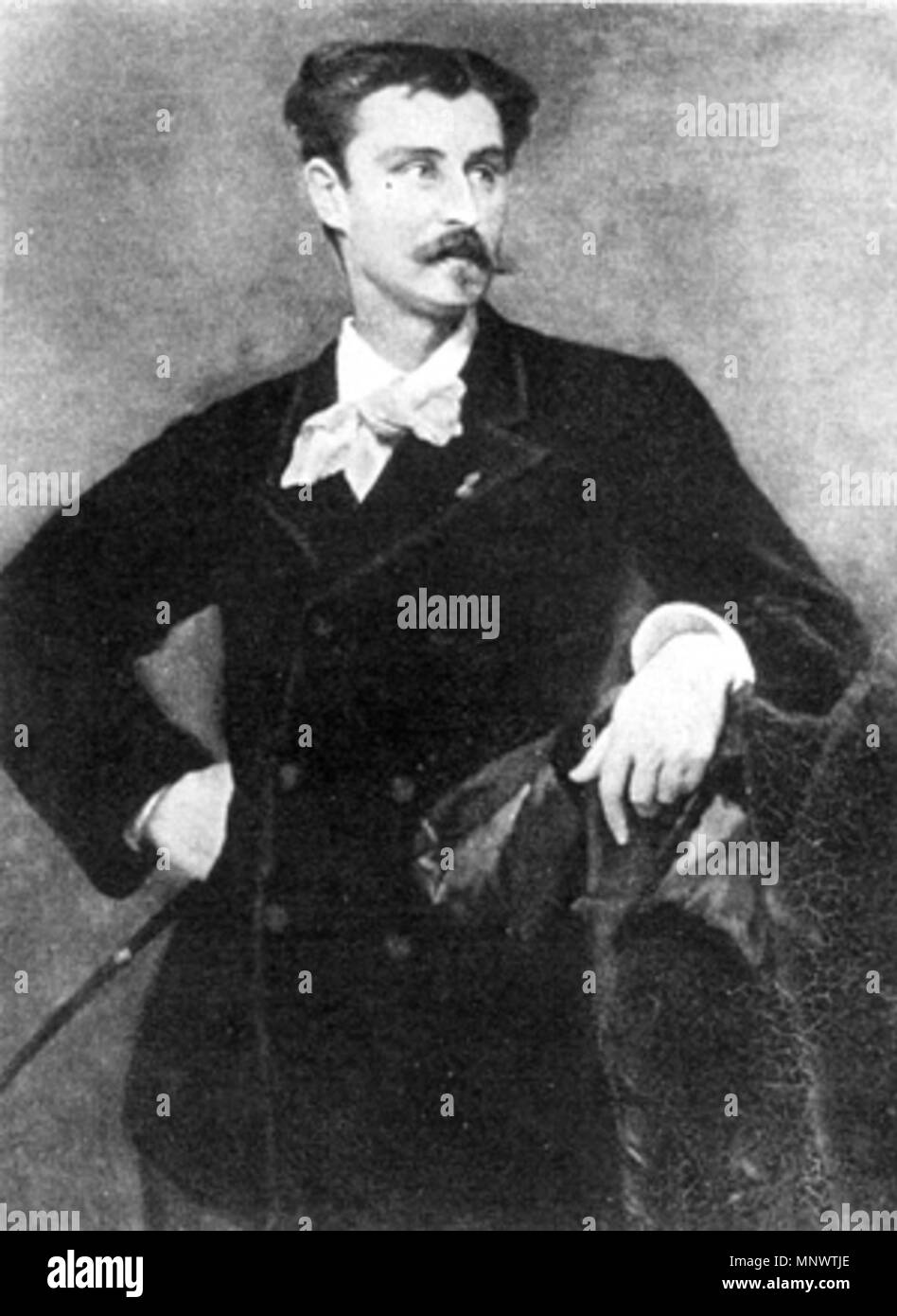 . Englisch: Robert de Wendel (9. Mai 1847. - 27. August 1903) war ein französischer Stahlwerker deutscher Herkunft, der Erbe einer langen Linie von Lothringen industriellen. um 1870. Anonyme 1067 Robert de Wendel C. 1870 Stockfoto