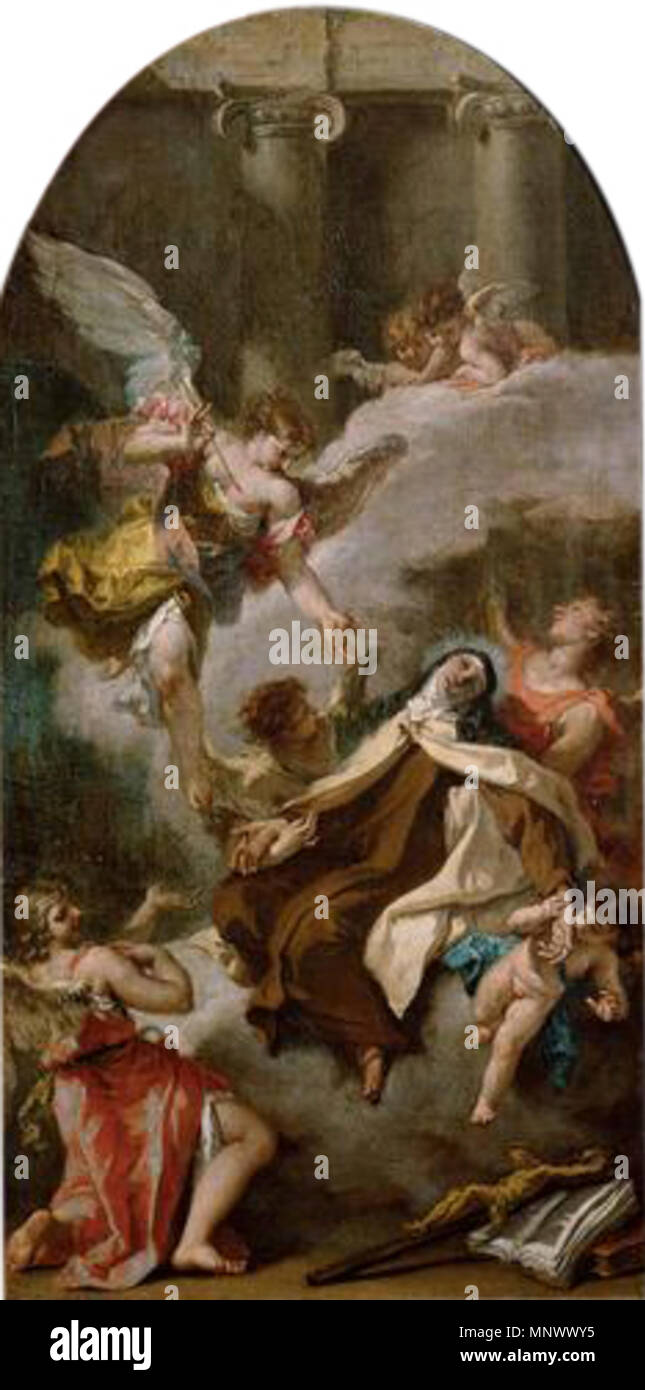 1241 Vision von Teresa von Ávila von Sebastiano Ricci Stockfoto