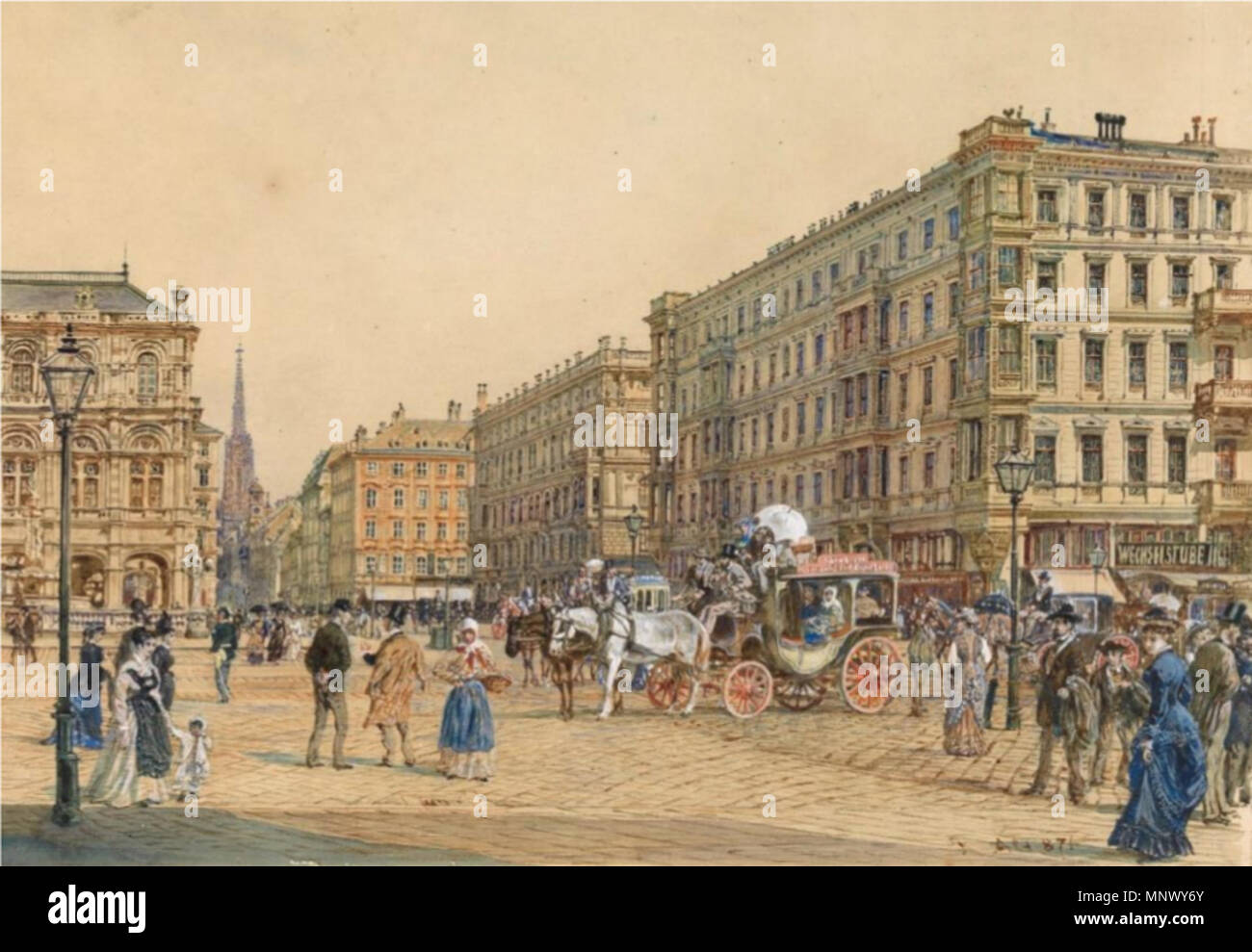 . English: Sterben Opernkreuzung in Wien. Englisch: Die Oper Kreuzung in Wien. 1876. Rudolf von Alt (1812 - 1905) Alternative Namen Rudolf Ritter von Alt Beschreibung österreichische Maler Geburtsdatum / Tod 28. August 1812 12. März 1905 Lage der Geburt / Tod Wien Wien Standort Wien, Salzkammergut, Böhmen, Italien Authority control: Q 638183 VIAF: 71399810 ISNI: 0000 0000 6633 2869 ULAN: 500015145 85058798 LCCN: n NLA: 35968387 WorldCat 1077 Rudolf von Alt-Opera Kreuzung in Wien Stockfoto