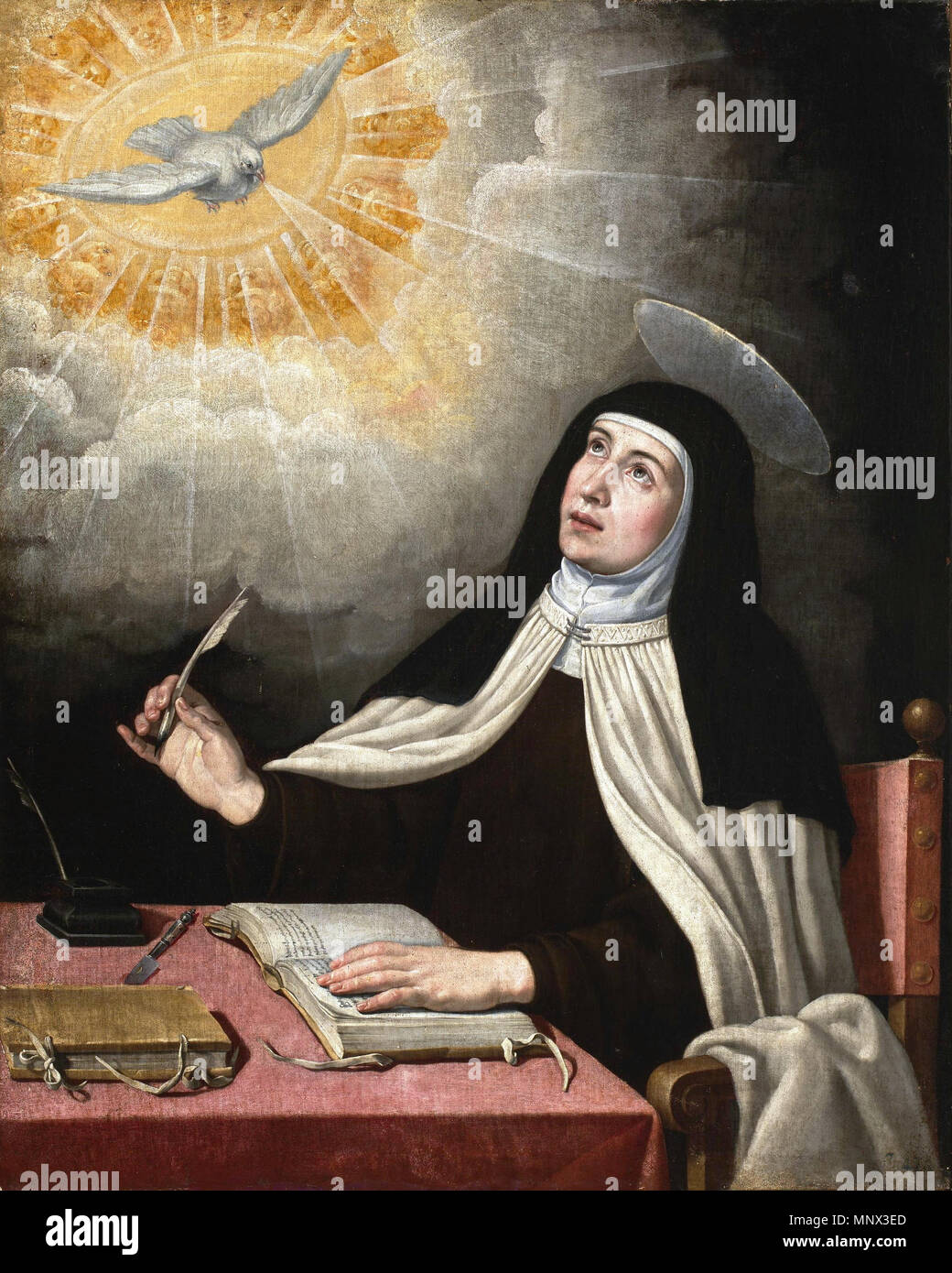 1094 Santa Teresa de Ávila. (Museo del Prado) Stockfoto