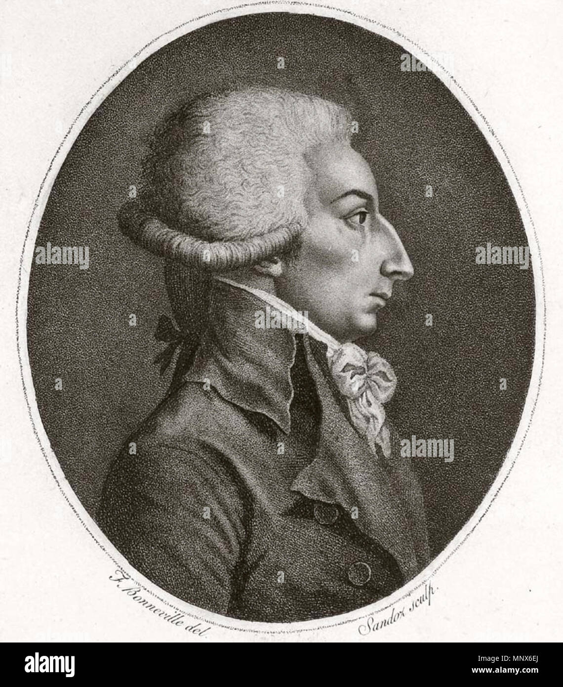 . Porträt von Louis Michel Le Peletier de Saint-Fargeau (1760-1793), französischer Politiker 823 Louis Michel Le Peletier de Saint-Fargeau (1760-1793), französischer Politiker Stockfoto