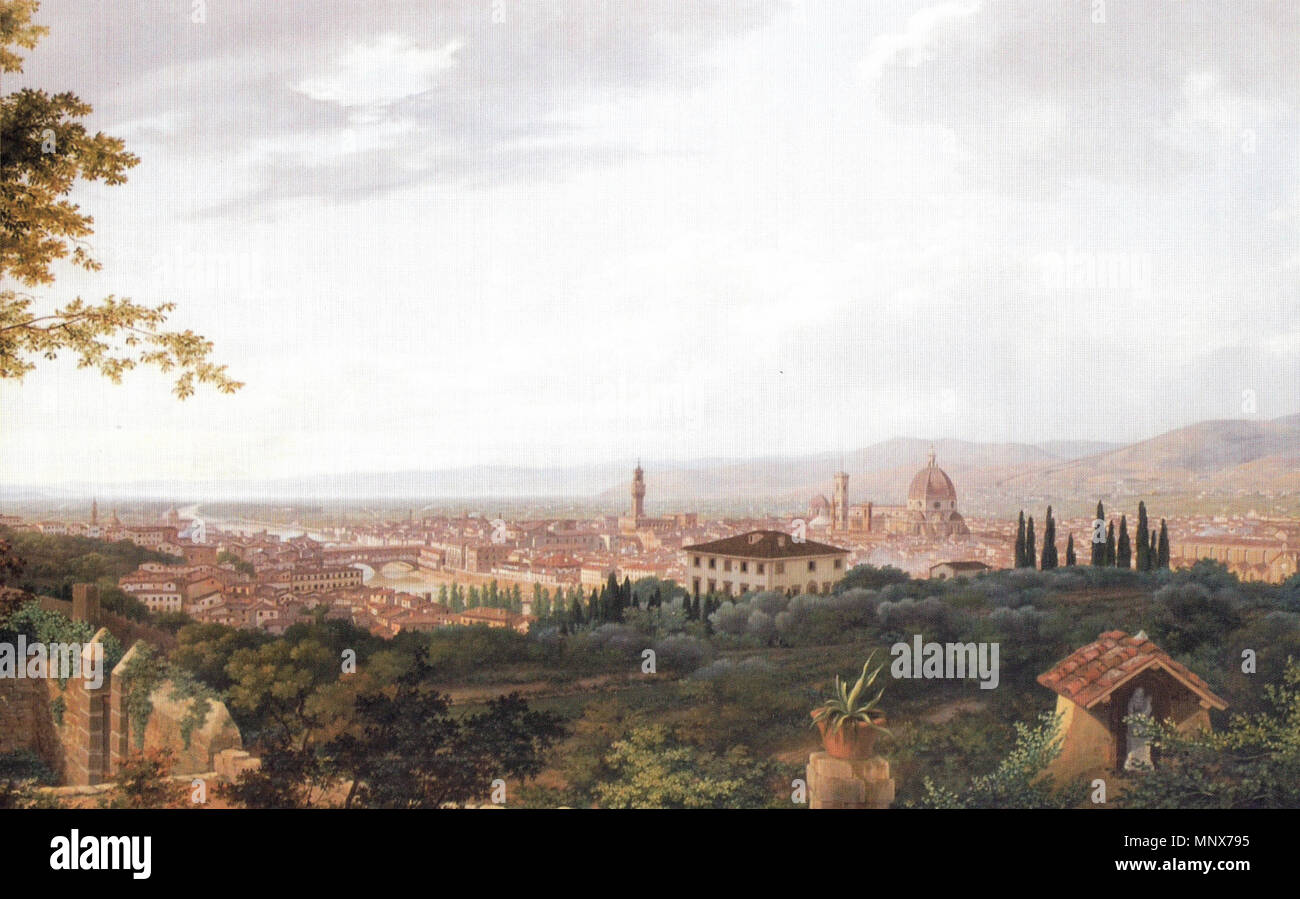. Italiano: Firenze dal Monte alle croci (PARTICOLARE) Englisch: Florence von Monte alle Croci (Detail). 1834. Luigi Garibbo ( - 1869) Beschreibung italienischer Maler Geburtsdatum / Tod 1784/ 1782 vom 12. Januar 1869 Ort der Geburt / Todes Genua Florenz Authority control: Q 26202479 VIAF: 96319052 ULAN: 500087906 RKD: 30258 1234 Aussicht auf Florenz und den Arno (2) Stockfoto