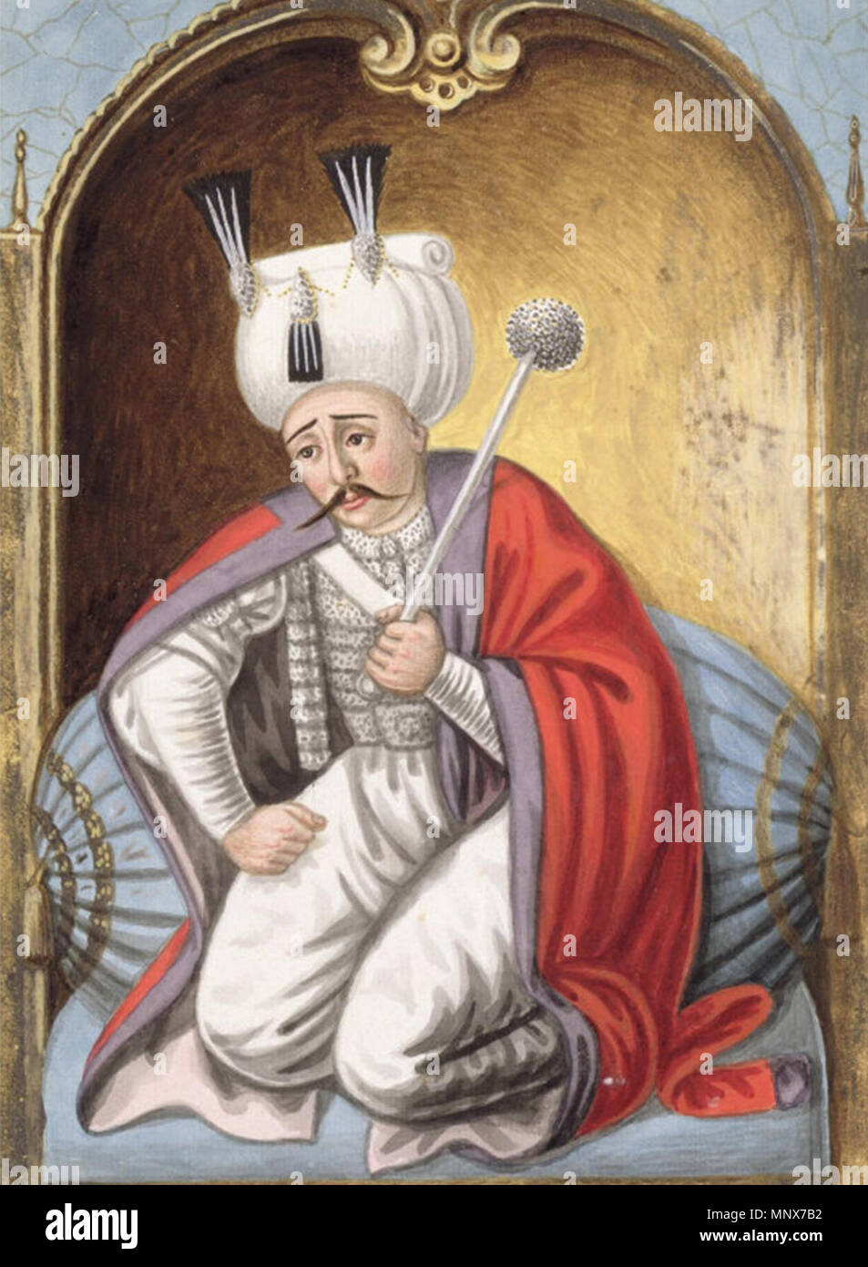 . Englisch: Portrait von Selim I., Sultan des Osmanischen Reiches (1512-1520). Das Porträt wurde mit Hilfe der Giclée Prozess gedruckt wurde. Veröffentlicht in 1815.. John Young (1755-1825) 1110 Selim I. von John Young Stockfoto