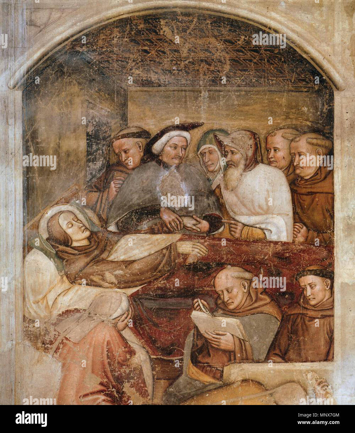 Tod von St. Louis nach 1375. 1111 Serafino Serafini - Tod von St Louis-WGA 21155 Stockfoto