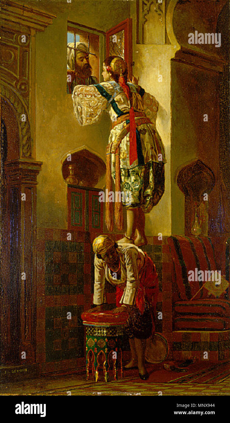 710 Jean Léon Gérôme - Tryst (innen) Stockfoto