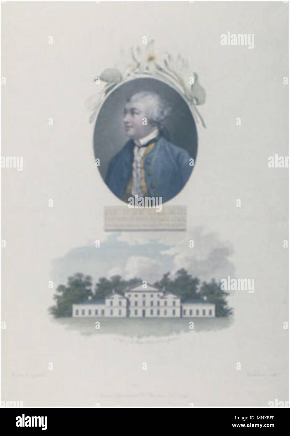 . Sir John Hill (c) 1716-1775. 1799. Kupferstich von Giovanni Vendramini nach einem Gemälde von Francis Cotes 1126 SirJohnHill Stockfoto