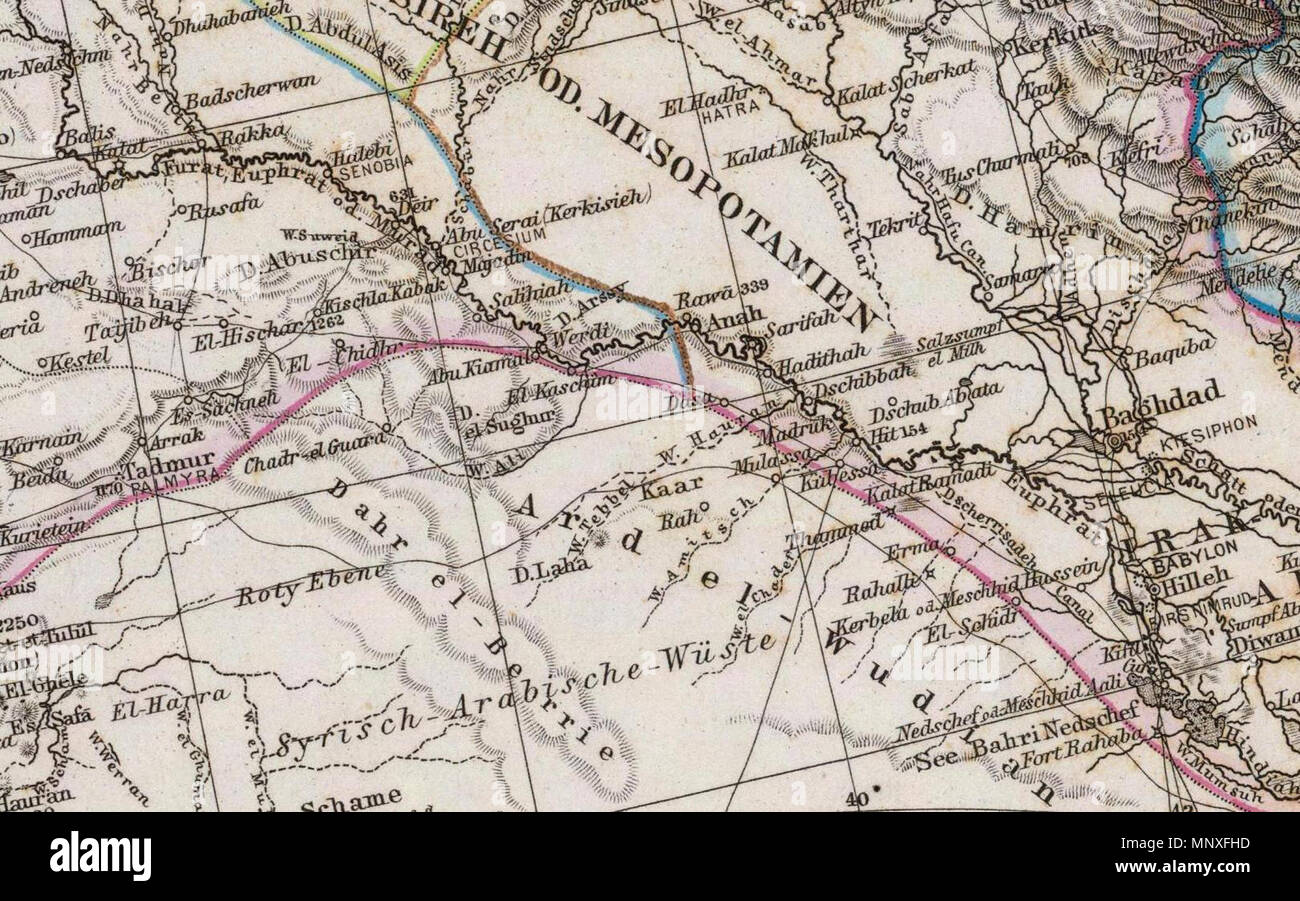 . Englisch: Das Mittellandische Meer und Nord-Afrika. Maassstab 1:7.500.000. (Ostliches Blatt.) Von A.Petermann. Bearbeitet von L. Friederichs en u. Habenicht. Gest. v. Poppey U. Jungmann. Gotha: Justus Perthes 1875. 1875. Adolf Stieler (1775 - 1836) Beschreibung deutsche Kartograph Geburtsdatum / Tod 26. Februar 1775 13. März 1836 Ort der Geburt / Todes Gotha ebenda Arbeiten lage Geographische Institut Justus Perthes in Gotha Authority control: Q 62914 VIAF: 71694348 ISNI: 0000 0001 0914 5474 88080340 LCCN: n NLA: 35945958 GND: 117257354 WorldCat 1144 Stieler, Adolf. Das Mittelland Stockfoto