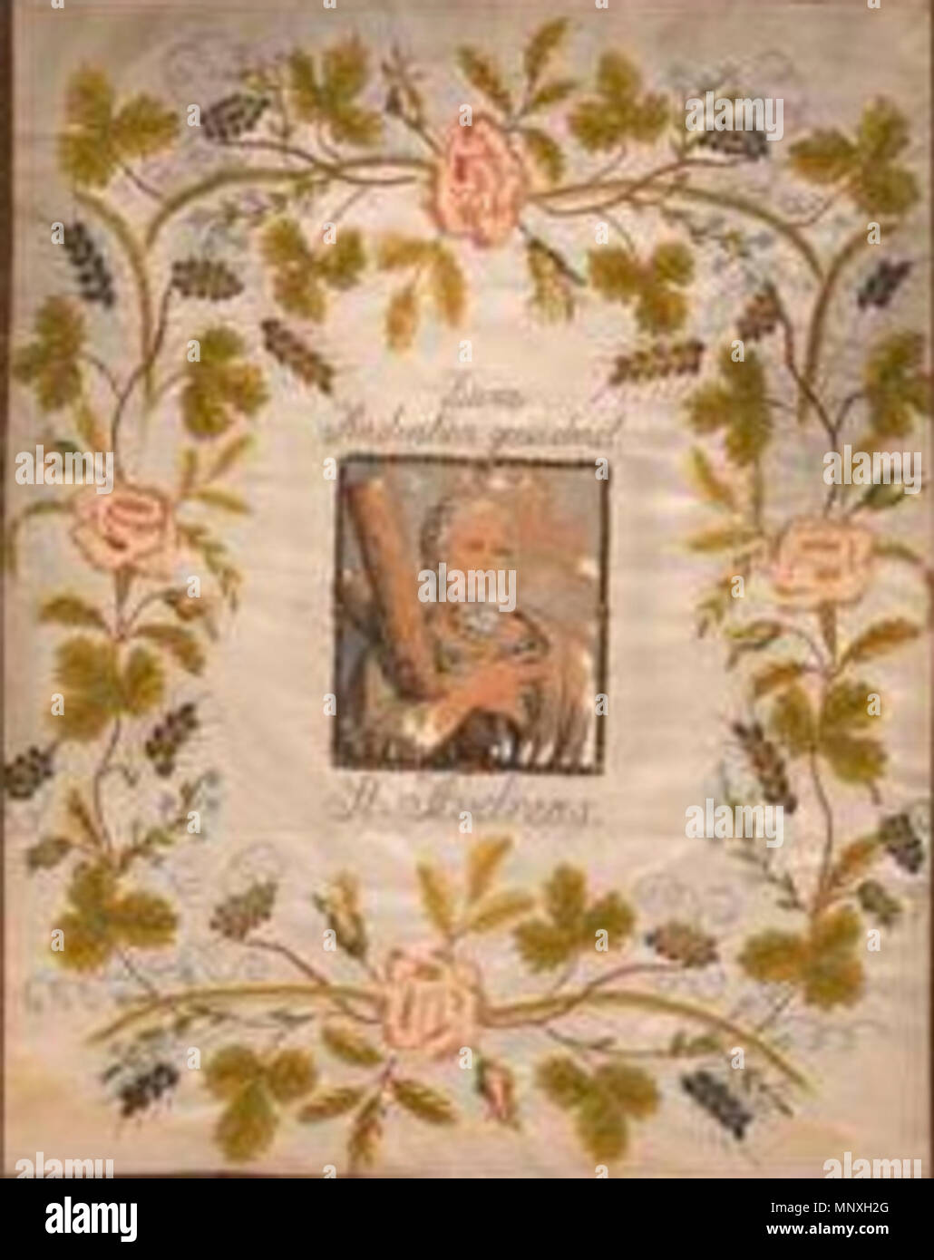 Saint Andrew aus dem 18. Jahrhundert. 1152 Sv. Andrej (18.st.) Stockfoto
