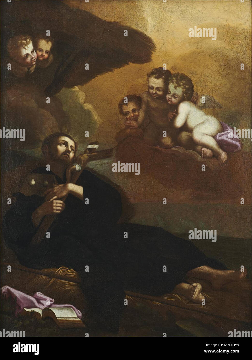 1156 São Francisco Xavier (séc. XVIII) - atribuído ein Giovanni Battista Gaulli Stockfoto