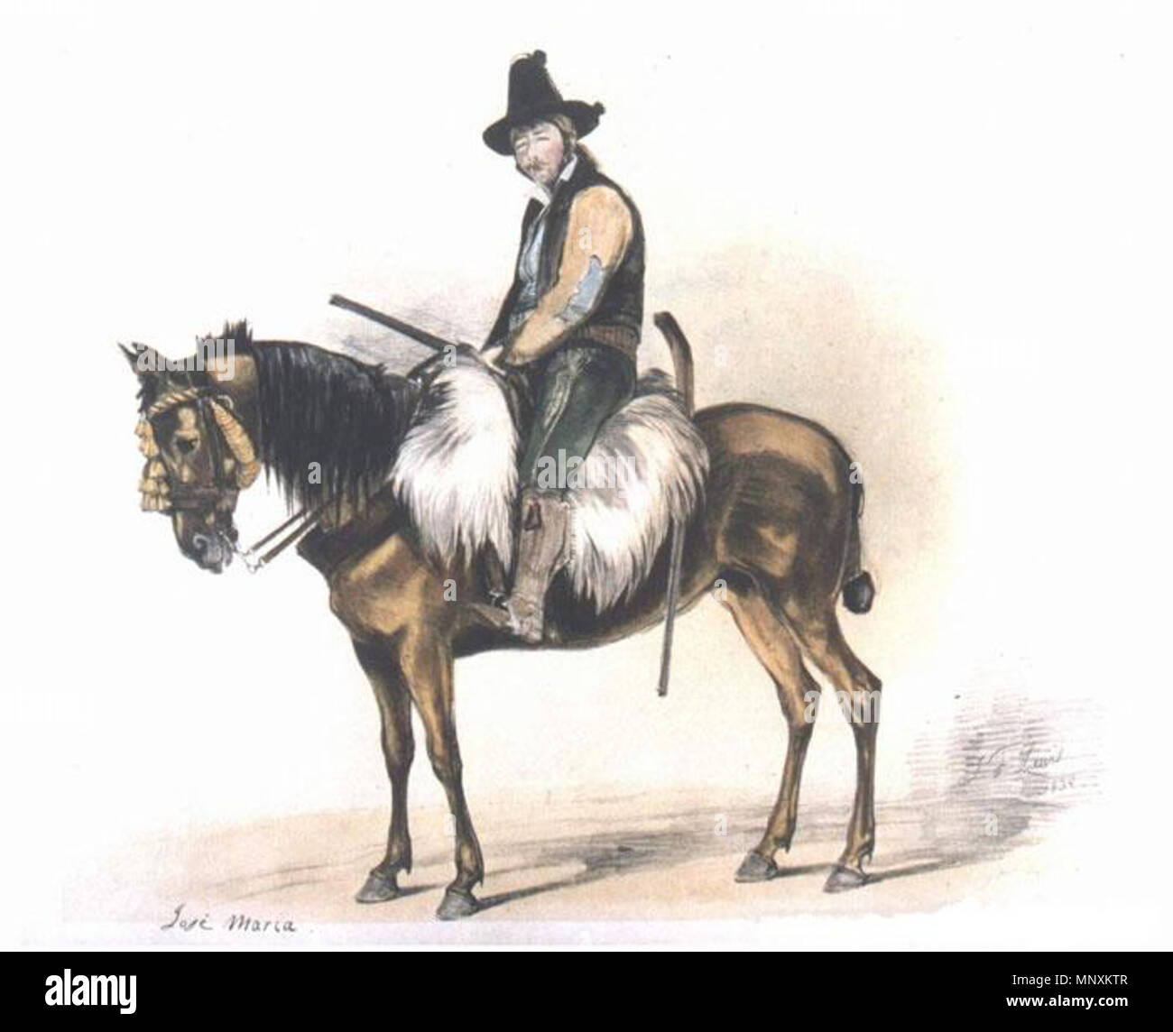 . Englisch: Jose María el Tempranillo, legendären spanischen Räuber des 19. Jahrhunderts. Español: Jose María el Tempranillo, legendäre Bandolero español Del Siglo XIX. Русский: Хосе Мария эль Темпранильо, легендарный испанский разбойник XIX века. zwischen 1832 und 1834. John Frederick Lewis (1805 - 1876) Alternative Namen J. F. Lewis; John Frederick Lewis (1805-1876); Spanisch Lewis; J.F. Lewis Beschreibung britische Maler und Grafiker Geburtsdatum / Tod 14. Juli 1805 15. August 1876 Ort der Geburt / Todes London Walton-on-Thames Arbeit Ort London, Kairo Authority control: Q 1391078 Stockfoto