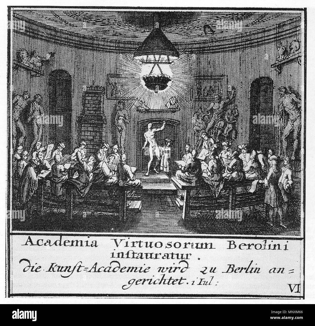 . Aktsaal der Kunst-Academie zu Berlin. 1696. Christoph Weigel der Ältere (1654-1725) Alternative Namen Christoph Weigel der Ältere Beschreibung deutscher Kupferstecher und Verleger Geburtsdatum / Tod 9. November 1654 vom 5. Februar 1725 Ort der Geburt / Todes Marktredwitz Nürnberg Standort Nürnberg Authority control: Q 100116 VIAF: 12366914 ISNI: 0000 0001 0870 4350 ULAN: 500043269 LCCN: n 2008066461 NLA: 36586258 WorldCat nach Augustin Terwesten (1649 - 1711) Alternative Namen Augustijn Terwesten (I), Augustin Terwesten (I), Patrijs, Snip Beschreibung holländische Maler Datum o Stockfoto