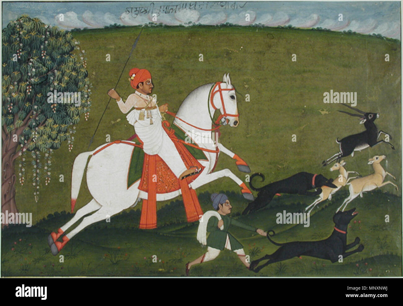 . Englisch: Erstellungsdatum: Ca. 1770 Display Abmessungen: 8 9/32 in. x 12 in. (21 cm x 30,5 cm) Kreditlinie: Edwin Binney 3 Sammlung Beitritt Artikelnummer: 1990.927 Sammlung: <a href='Http://www.sdmart.org/art/our-collection/asian-art' rel='nofollow'> Die San Diego Museum der Kunst</a>. 13 Dezember 2002, 12:41:46. Englisch: Bhopal thesandiegomuseumofartcollection 1167 Thakur Singh Jagden hirschziegenantilope (6125114466) Stockfoto . Englisch: Erstellungsdatum: Ca. 1770 Display Abmessungen: 8 9/32 in. x 12 in. (21 cm x 30,5 cm) Kreditlinie: Edwin Binney 3 Sammlung Beitritt Artikelnummer: 1990.927 Sammlung: <a href='Http://www.sdmart.org/art/our-collection/asian-art' rel='nofollow'> Die San Diego Museum der Kunst</a>. 13 Dezember 2002, 12:41:46. Englisch: Bhopal thesandiegomuseumofartcollection 1167 Thakur Singh Jagden hirschziegenantilope (6125114466) Stockfoto