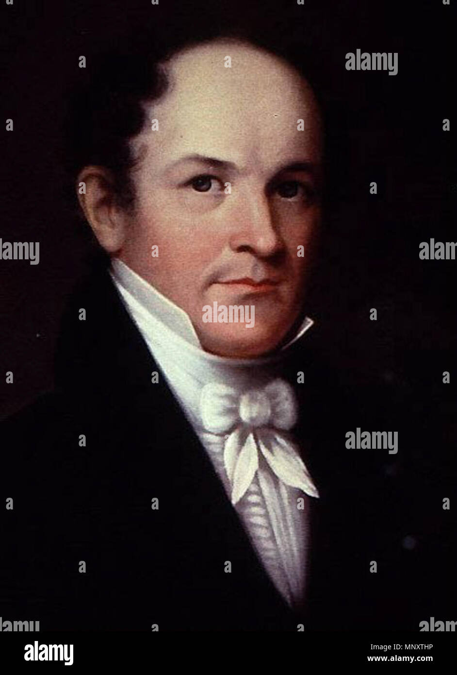 Englisch: en: Thomas Nuttall. Stil der Bass Otis. ca. 19. 1189 Thomas Nuttall Stockfoto