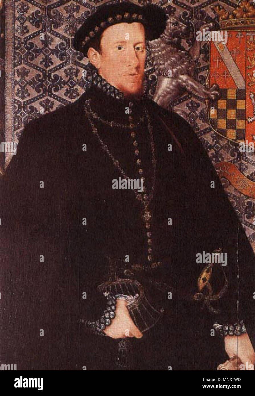 Portrait von Thomas Howard, 4. Herzog von Norfolk 1563. 1190 Thomas - Howard-4 th-Herzog-von-Norfolk-02 Stockfoto