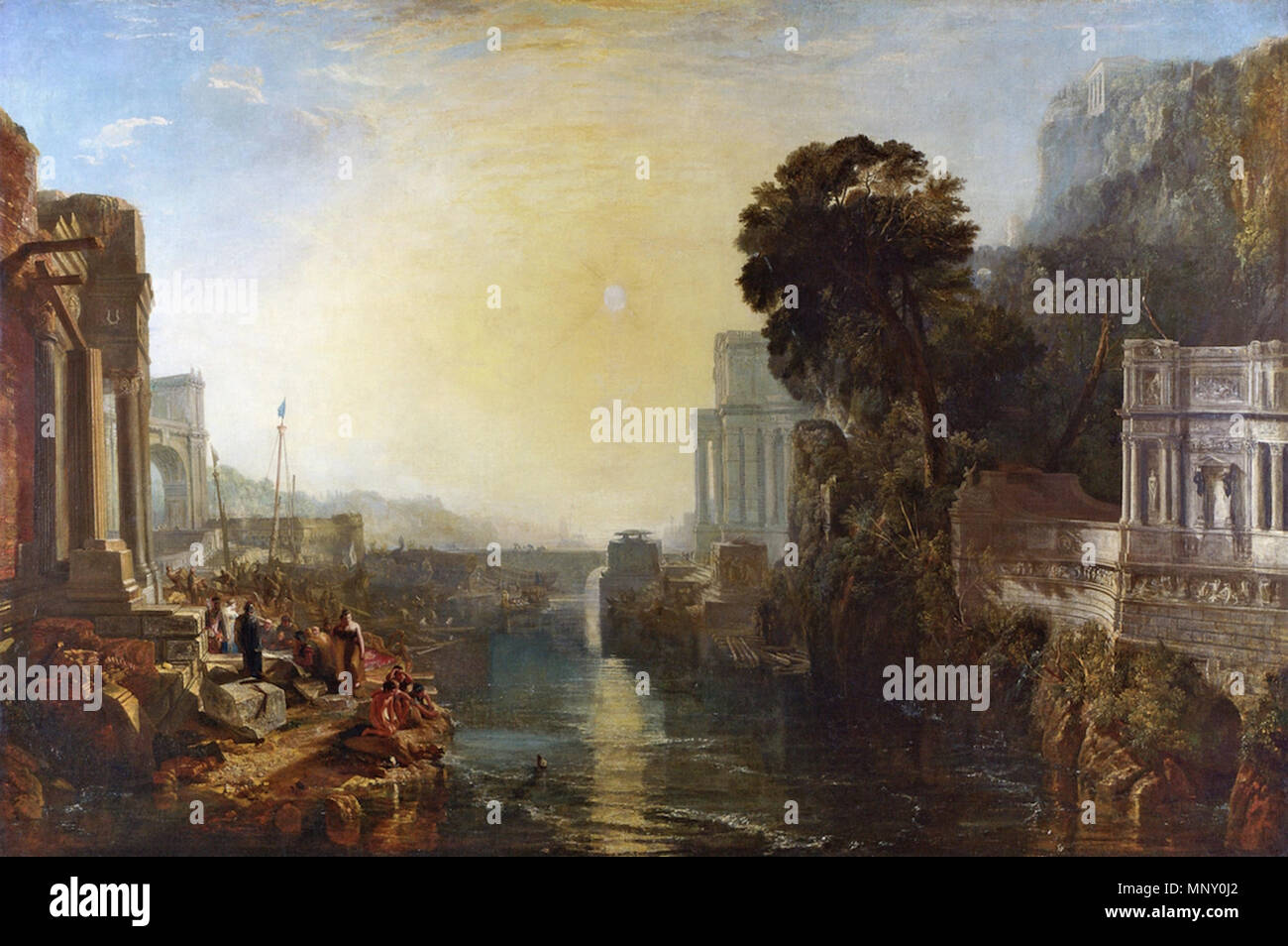 . Dido Building Carthage aka Der Aufstieg des Karthagischen Reiches. 1815. J. M. W. Turner (1775 - 1851) Alternative Namen J. M. W. Turner Beschreibung britische Maler und Grafiker Geburtsdatum / Tod ca. 23 April 1775 vom 19. Dezember 1851 Ort der Geburt / Todes London Kategorie: Chelsea Arbeit Ort London, Großbritannien, Italien, Deutschland, der Schweiz Authority control: Q 159758 VIAF: 100900492 ISNI: 0000 0001 2145 4990 ULAN: 500026846 79060712 LCCN: n NLA: 35751158 WorldCat 1208 Turner Dido Building Carthage Stockfoto