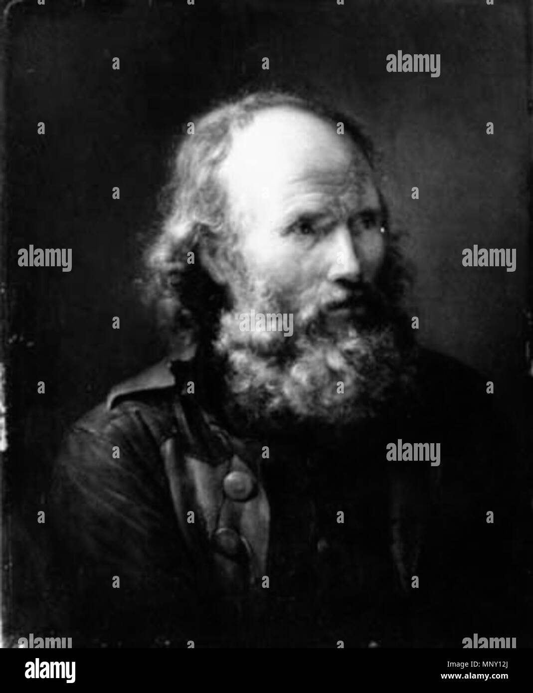 1210 Tête de vieillard - GROBON Jean-Michel (B 456). Stockfoto