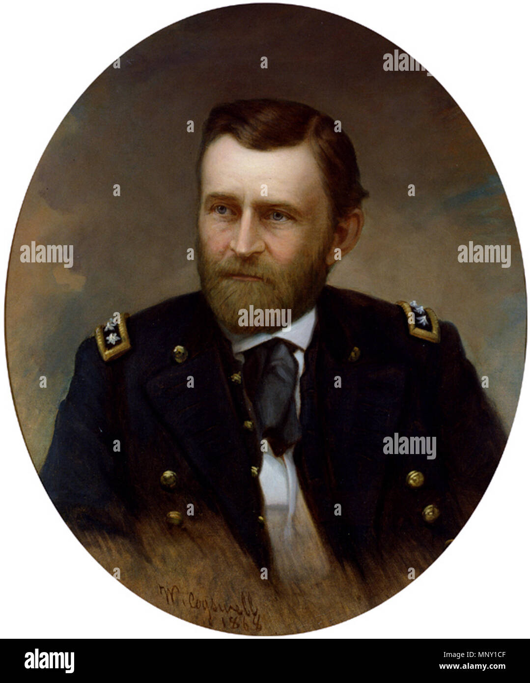 Ulysses S. Grant 1868. 1212 Ulysses S Gewährung von William F Cogswell, 1868 Stockfoto