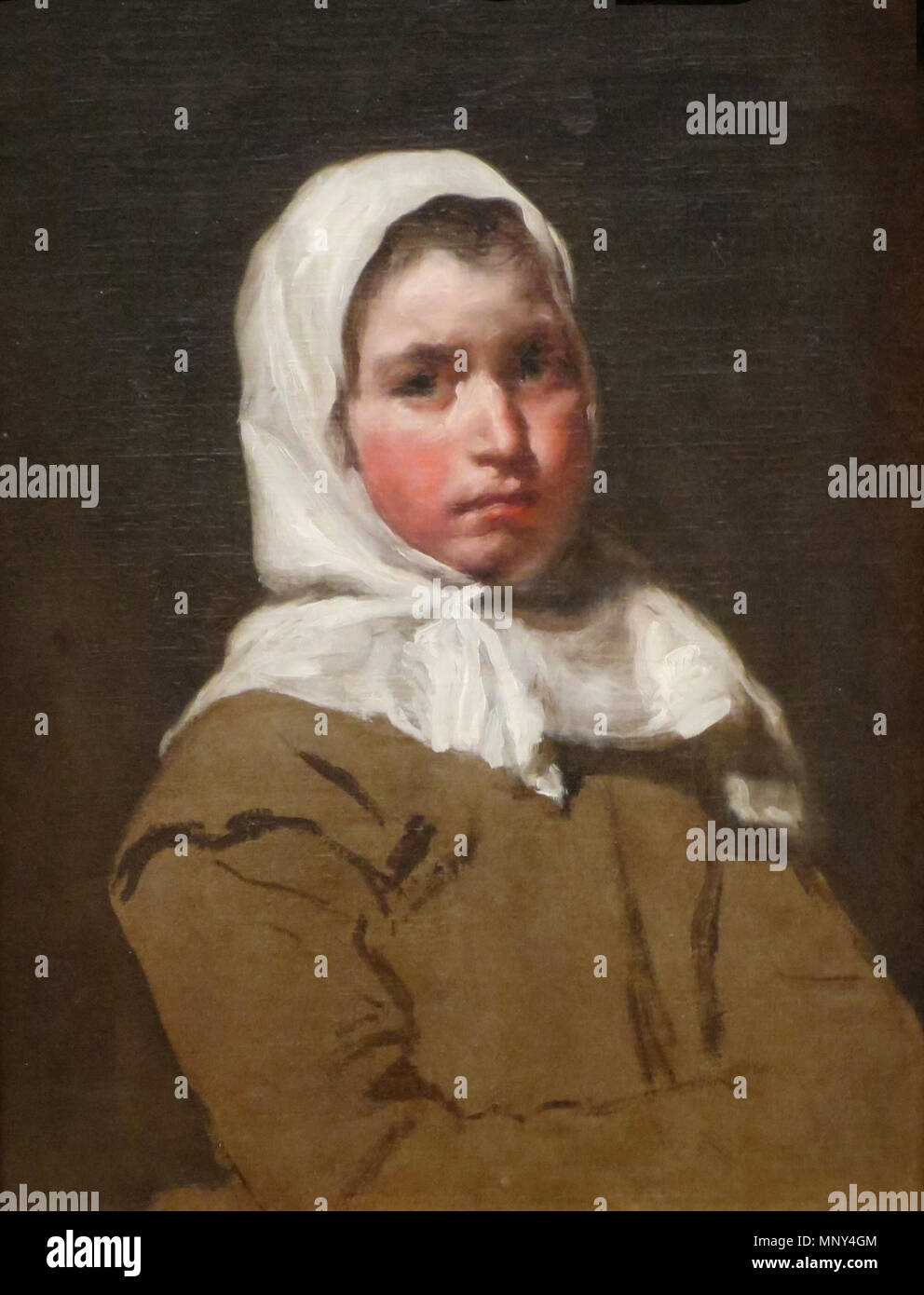 . Deutsch: Velázquez: Retrat de criada, La gallega. Kol., englisch: Suïssa Bauernmädchen. zwischen ca. 1645 und ca. 1650. 1227 Velazquez - gallega Stockfoto