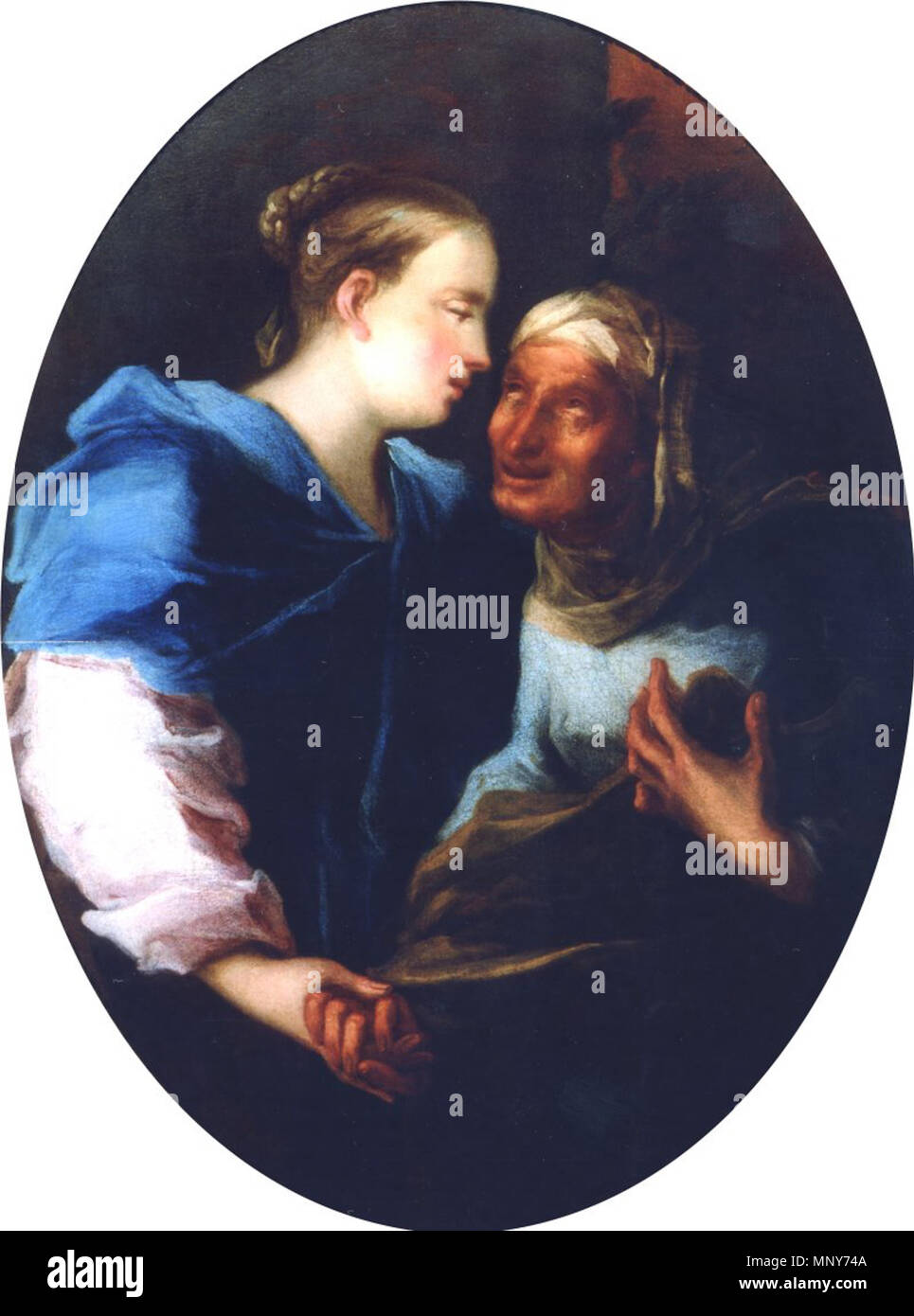 . Visitation der Heiligen Jungfrau Maria Francesco Maria Raineri 1241 Visitazione Stockfoto