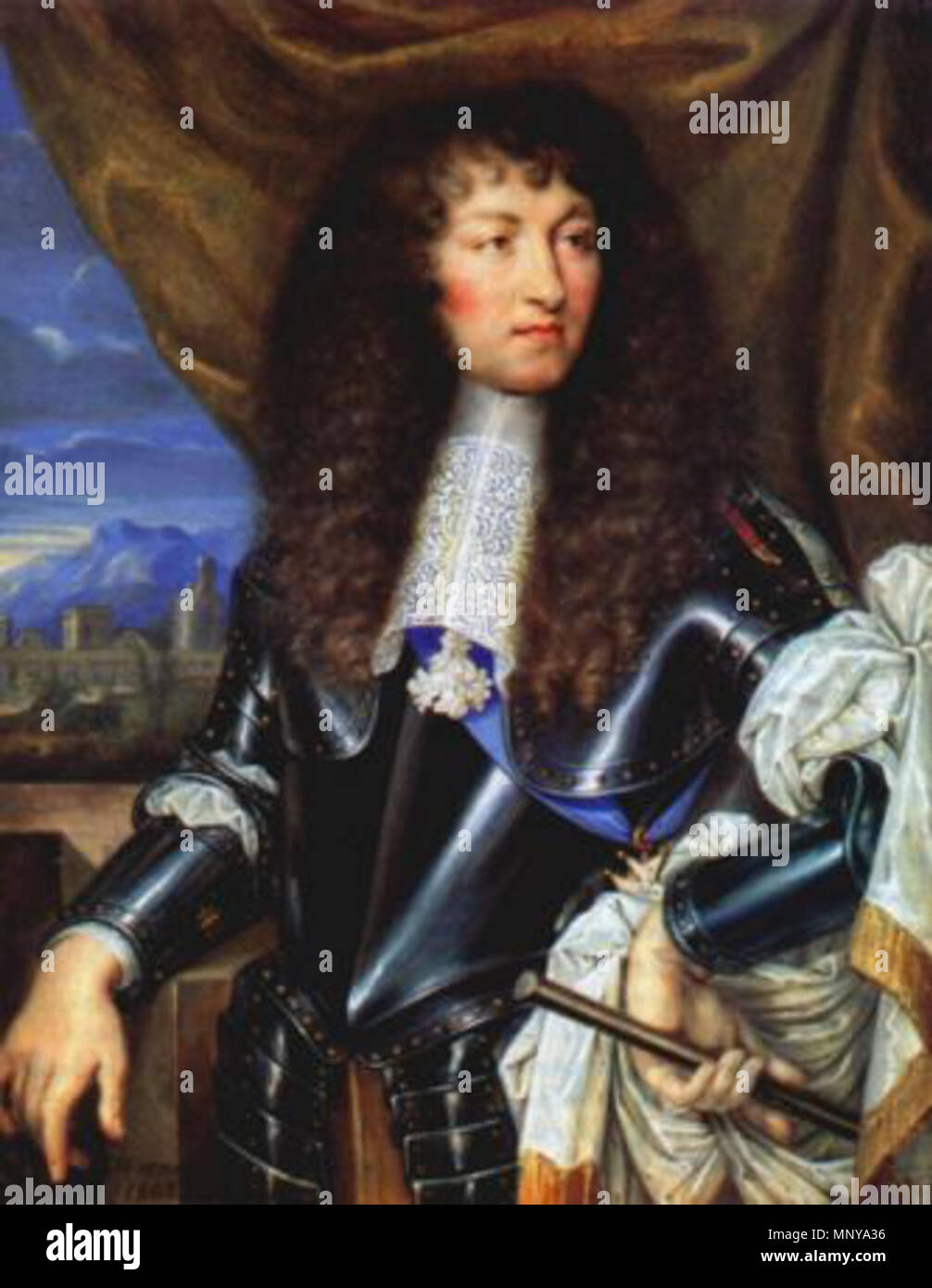 . Français: Louis XIV, Roi de France et de Navarre (1638-1715). 1663. 1255 Werner die Jüngeren - Ludwig XIV. von Frankreich - Versailles, MV 8371 Stockfoto