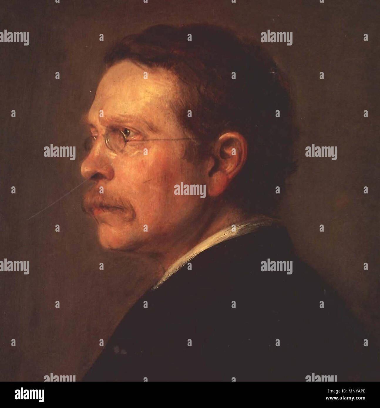 . English: Digitalfotografie des zweiten Stück des zwei Mal gemalten Bildes mit dem Titel: "Wilhelm Hertz' von Franz von Lenbach, welches sich seit 2005 im Besitz des Vereins ehemaliger Tübinger Franken e.V. (VATF) befindet; Die erste bekanntere Version befindet sich in der Stuttgarter Staatsgalerie. durch 1904. Franz von Lenbach (1836-1904) Alternative Namen Lenbach, Franz Beschreibung deutscher Maler und Hochschullehrer Geburtsdatum / Tod 13 Dezember 1836 6 Mai 1904 Ort der Geburt / Todes Schrobenhausen München Standort München, Berlin, Rom, Wien Behörde Kontrolle Stockfoto