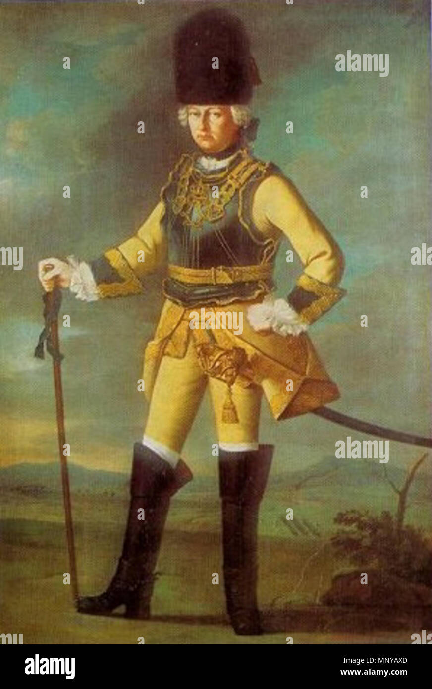 William Henry von Nassau-Saarbrucken 1745. 1259 Nassau-Saarbrucken WilhelmHeinrich. Stockfoto