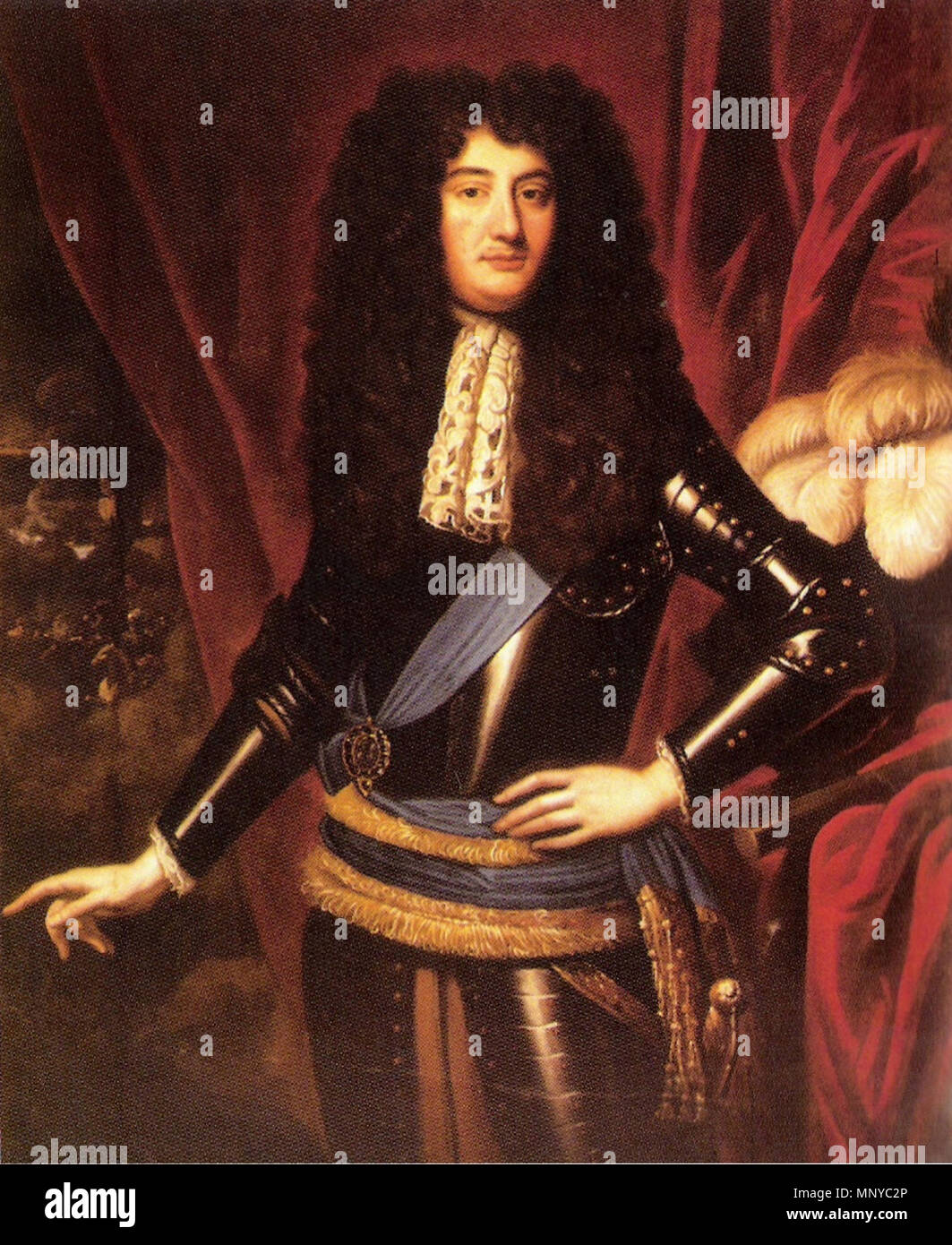 . Englisch: William Douglas, Herzog von Hamilton, in einem Porträt von G. Kneller. Godfrey Kneller (1646-1723) Alternative Namen Gottfried Kneller, Geburt Name: Gottfried Kniller Beschreibung deutscher Maler, Zeichner, Kupferstecher und Miniaturisten Datum der Geburt / Tod am 8. August 1646 7. November 1723 Ort der Geburt / Todes Lübeck London Arbeiten Zeitraum zwischen ca. 1660 und ca. 1723 Arbeitsort Leiden (ca. 1660-1665), Rom, Venedig (1672 - 1675), Nürnberg, Hamburg (1674 - 1676), London (1676-1723), in Frankreich (1684-1685) Kontrolle: Q 65317 VIAF: 74127041 ISNI: 0000 0000 8154 5352 ULAN: 500 Stockfoto