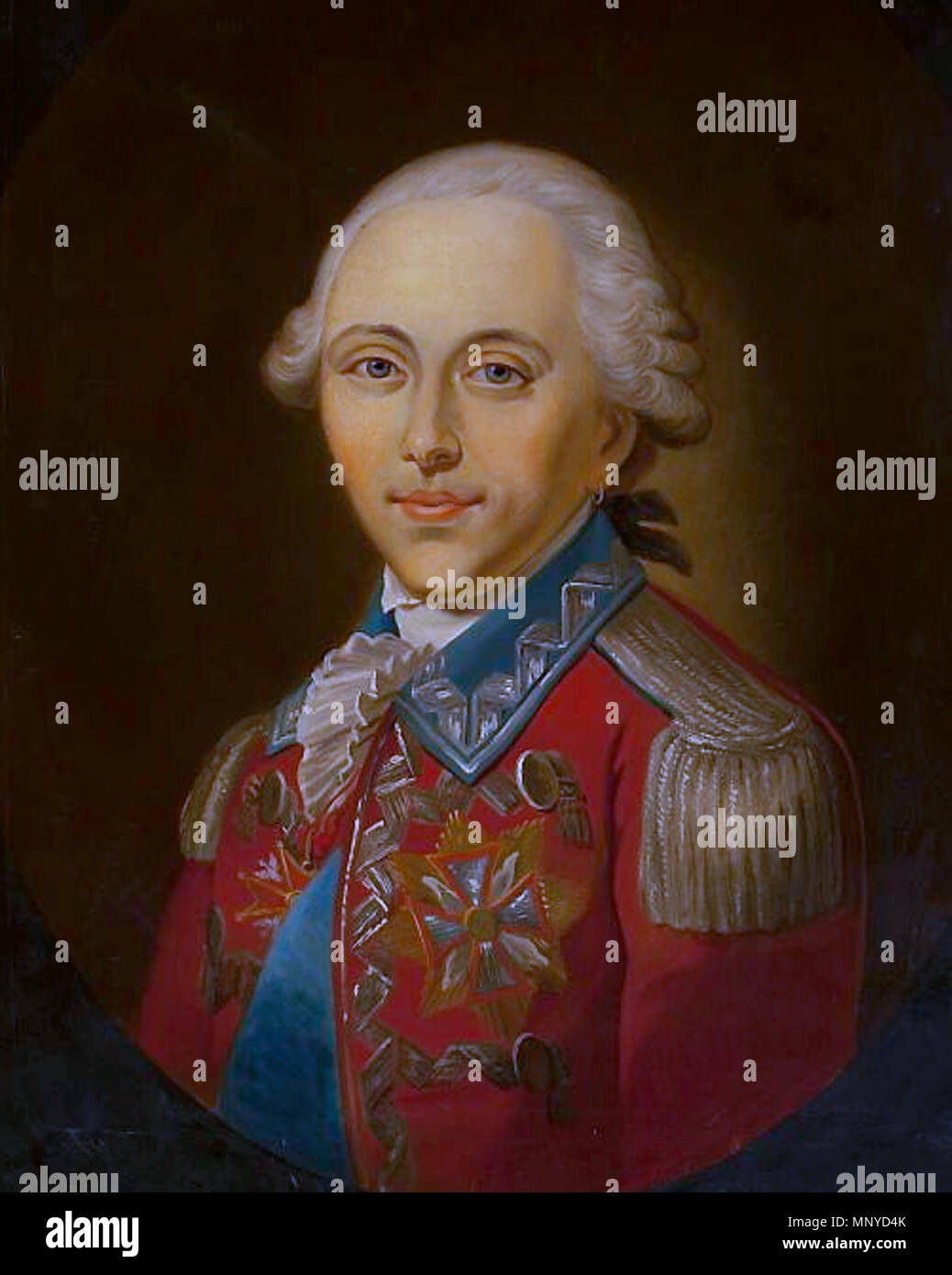 . Englisch: Portrait von wincenty Potocki (1740-1825). 19. 1269 Wincenty Potocki Stockfoto