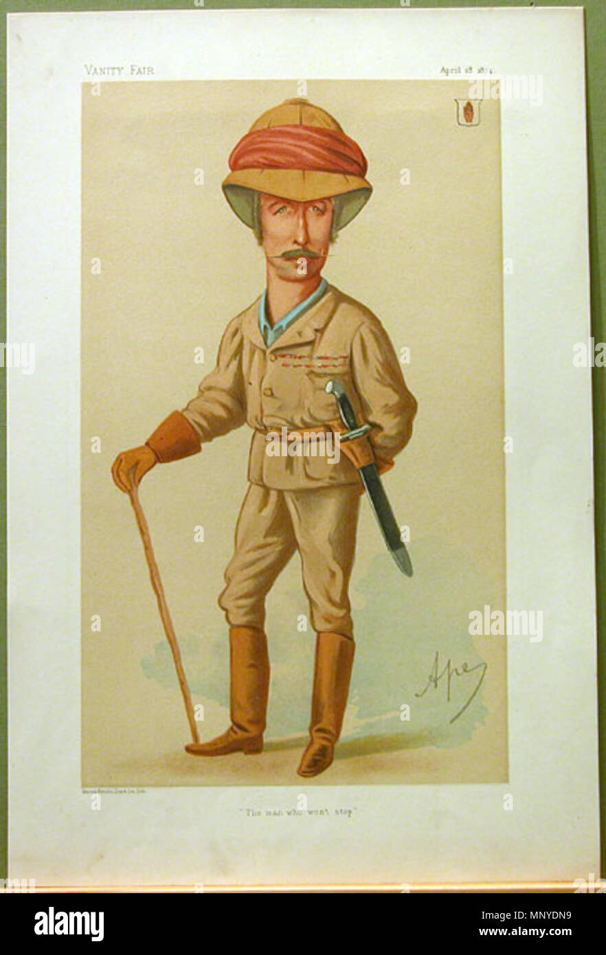 . Karikatur von Garnet Wolseley. 1874. Carlo Pellegrini (1839-1889) Alternative Namen Singe, Ape Beschreibung italienische Künstler und Karikaturist Geburtsdatum / Tod am 25. März 1839 vom 22. Januar 1889 Ort der Geburt / Todes Capua in London arbeiten Standort London Authority control: Q 935877 VIAF: 91408204 ISNI: 0000 0001 1684 9584 ULAN: 500106277 94116782 LCCN: n NLA: 35070756 WorldCat 1272 Wolseley Stockfoto