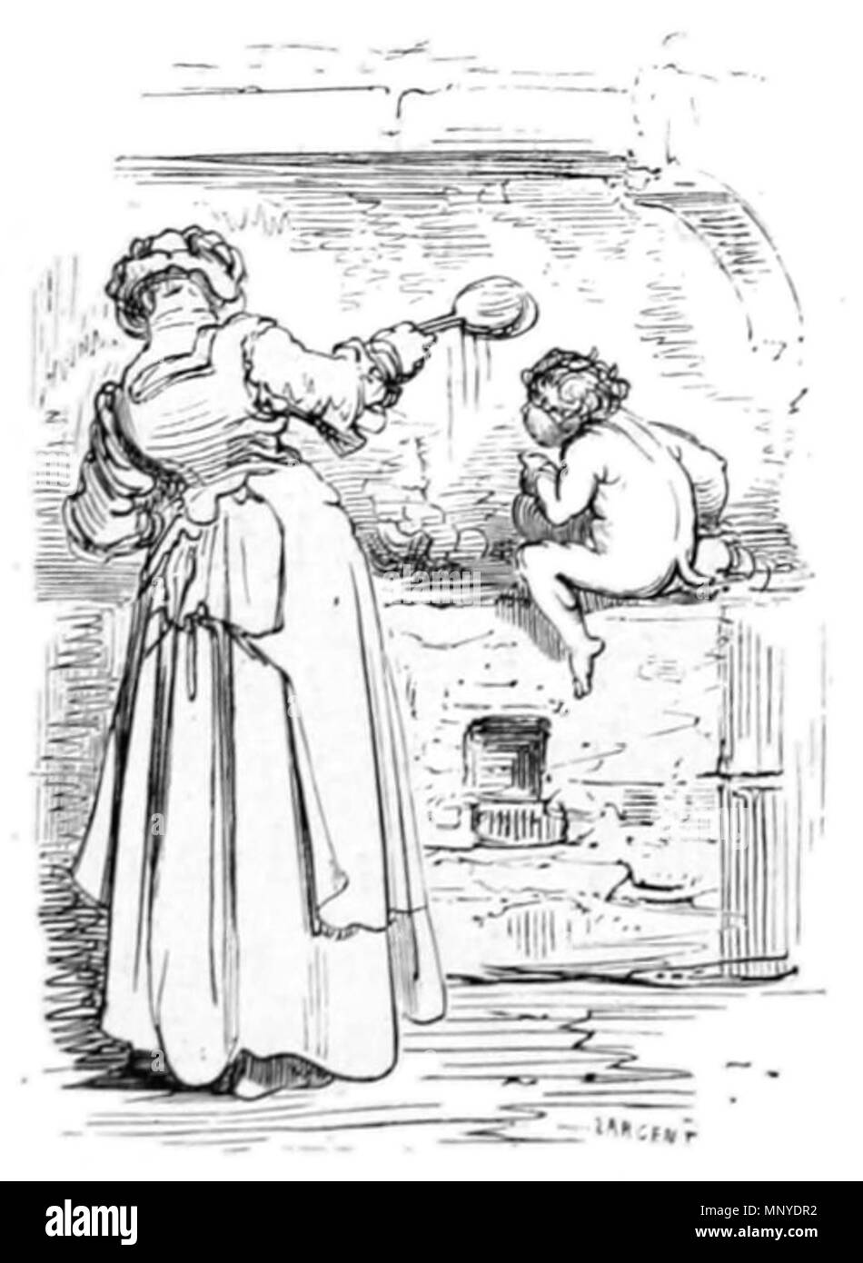 . Eine Frau, unterstützt durch ein Haus Kobold. 1862. Gustave Doré (1832-1883) Alternative Namen Paul Gustave Doré, Paul Gustave Doré Louis Christophe Beschreibung französischer Maler, Zeichner, Kupferstecher und Karikaturist Geburtsdatum / Tod am 6. Januar 1832 23. Januar 1883 Ort der Geburt / Tod Strasbourg Paris arbeiten Standort Paris Aufsicht: Q6682 VIAF: 41839207 ISNI: 0000 0001 2278 6962 ULAN: 500013657 79089221 LCCN: n NLA: 35041510 WorldCat 1272 Frau mit Kobold baby Stockfoto